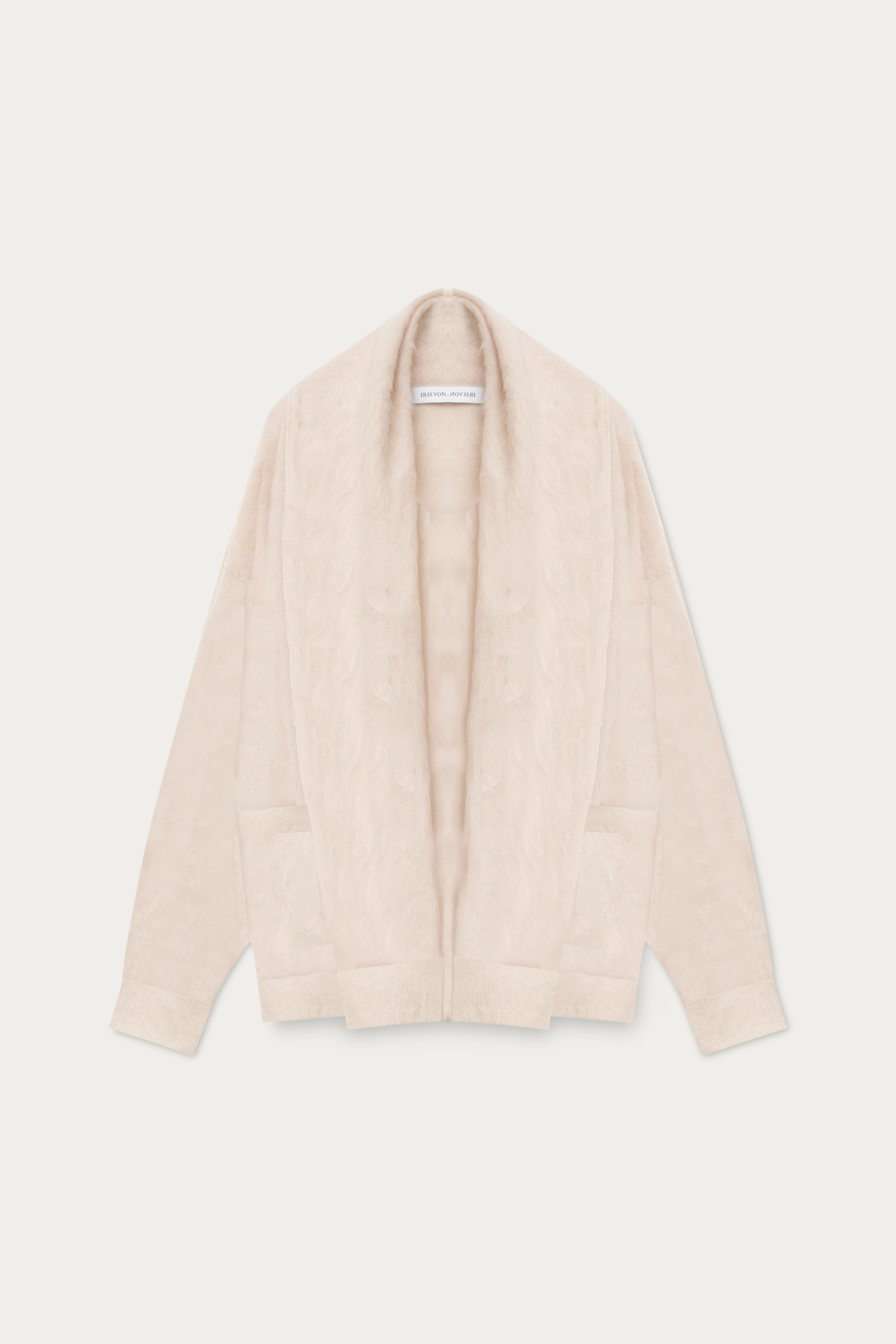 Brushed Cashmere Cardigan