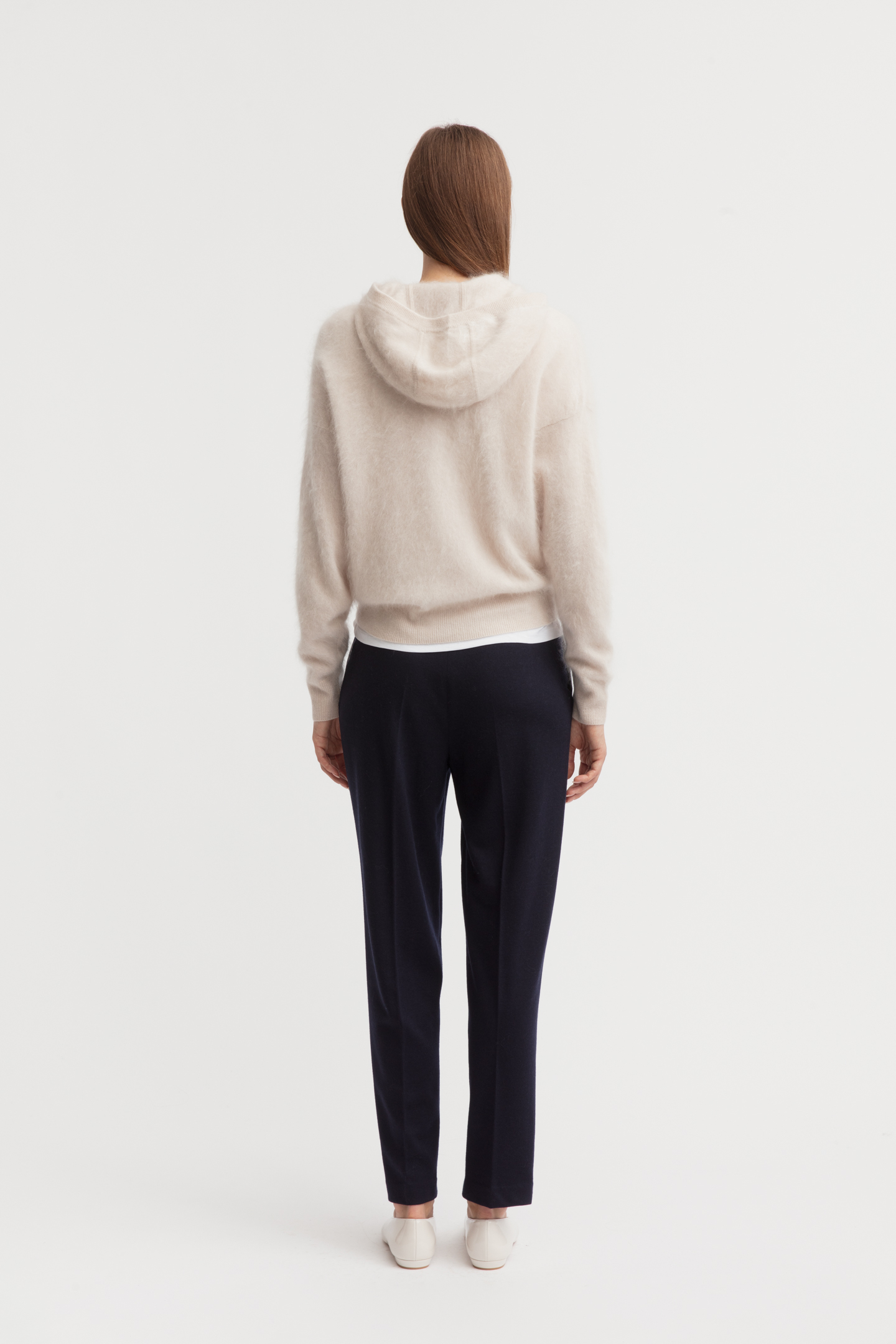 Brushed Cashmere Pullover