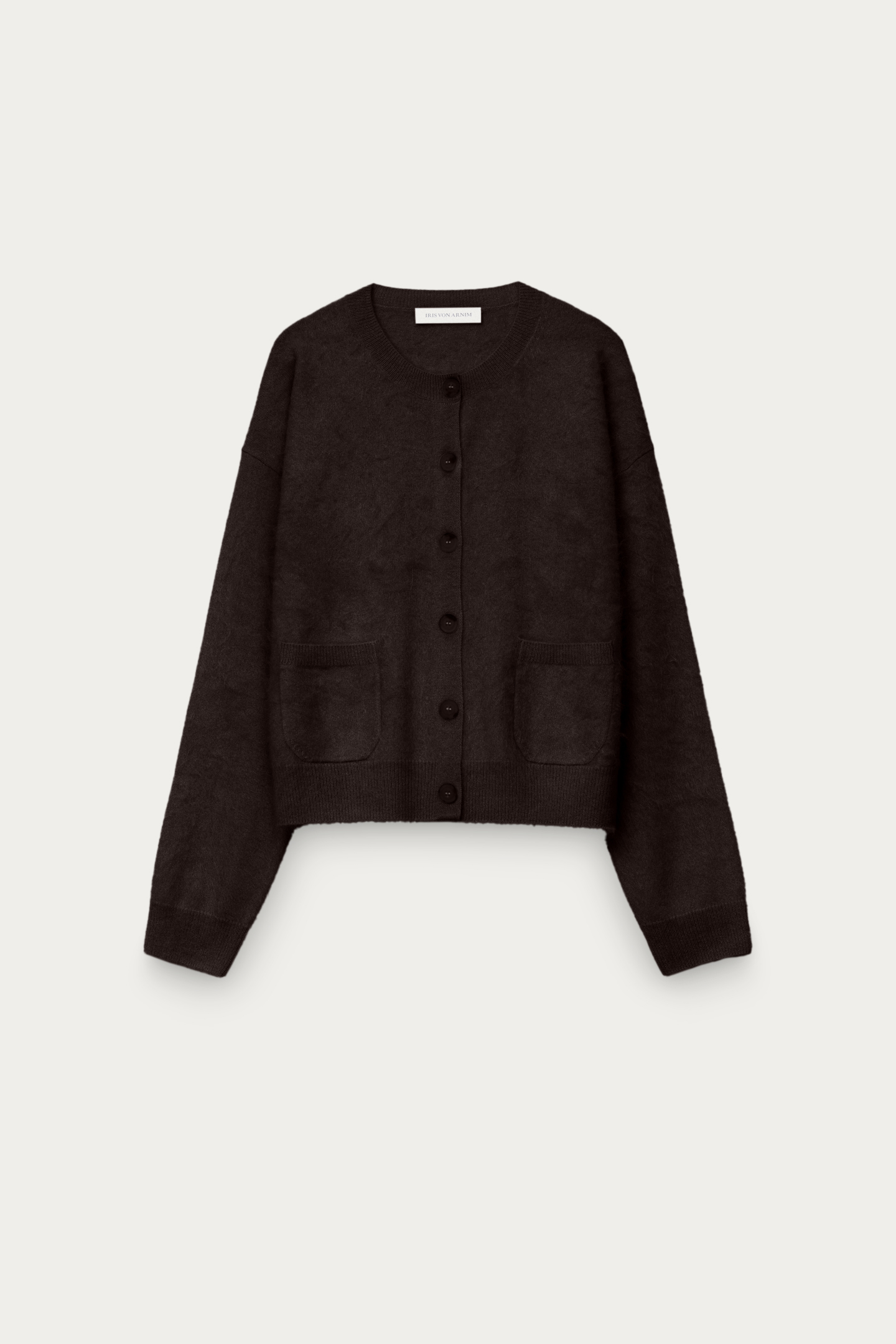 Brushed Cashmere Cardigan