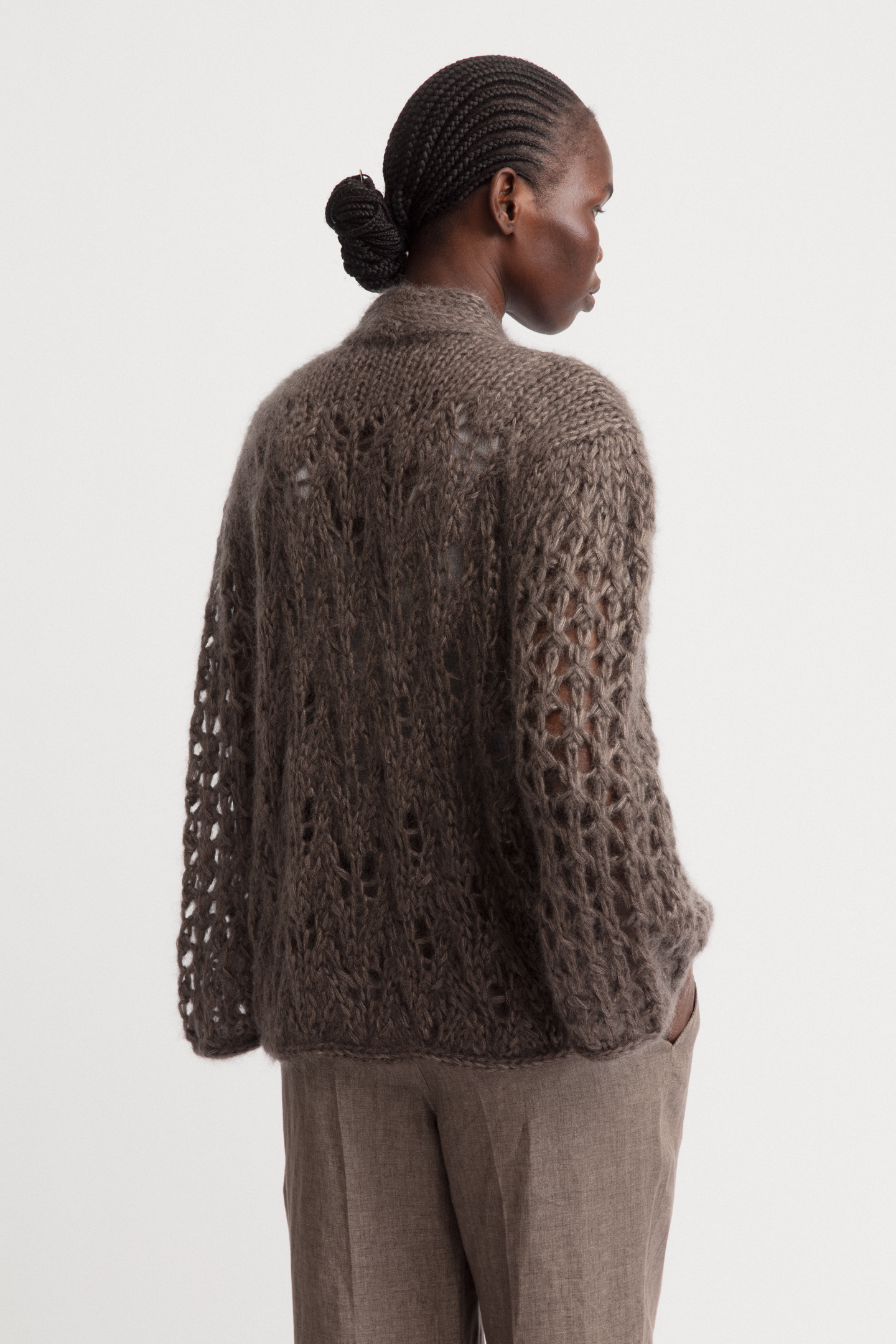 Mohair-Seide Cardigan