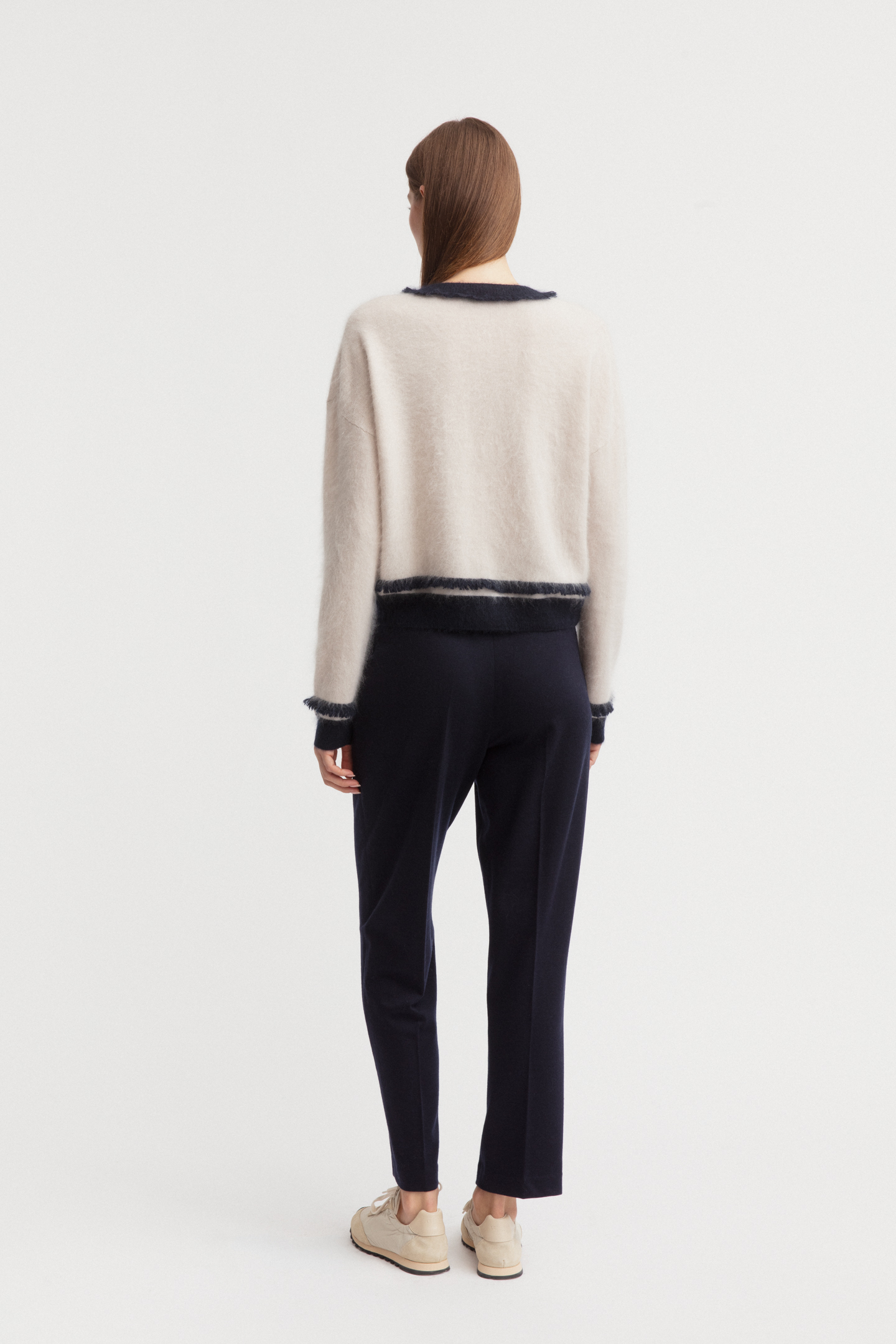 Brushed Cashmere Cardigan