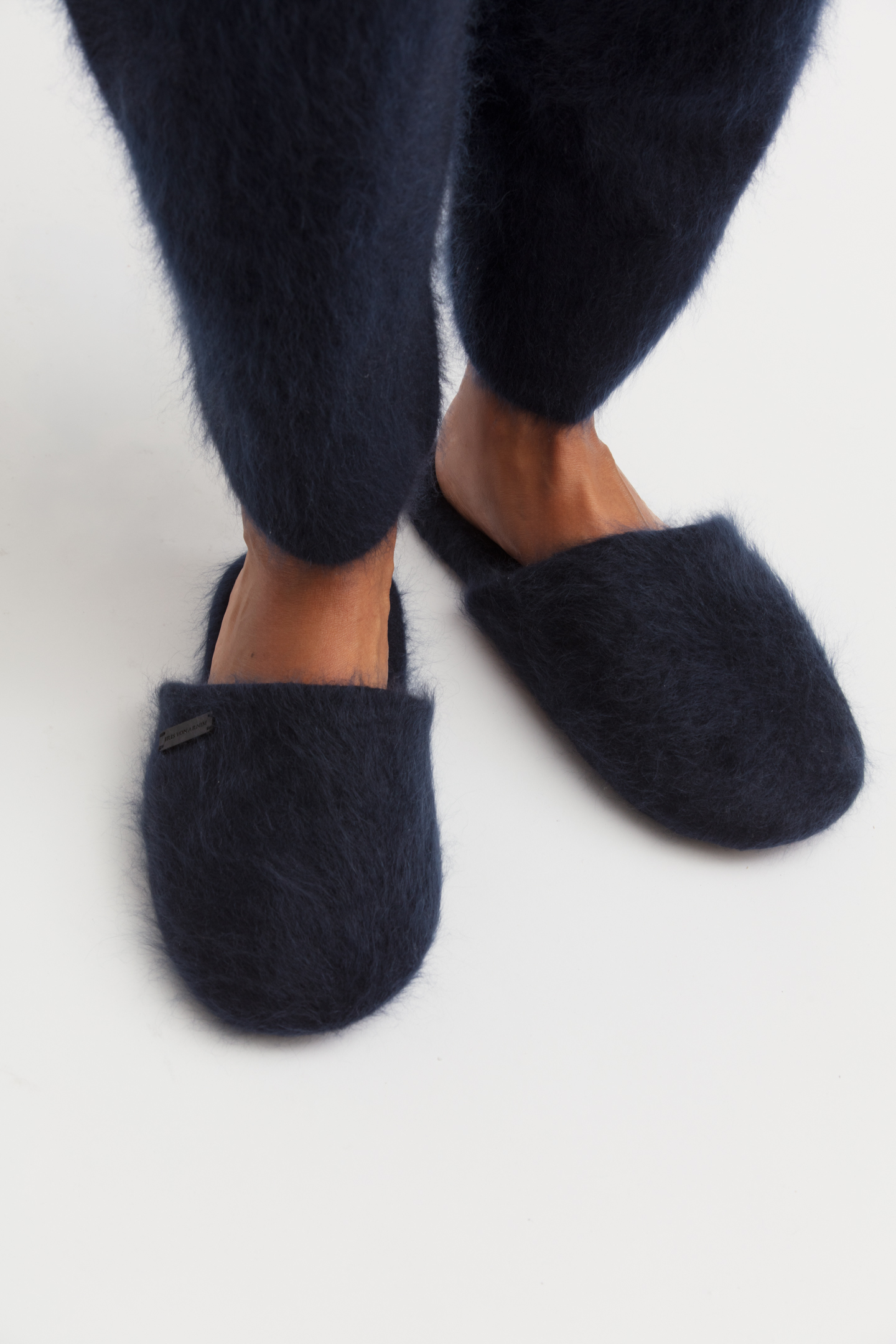 Brushed Cashmere Slippers