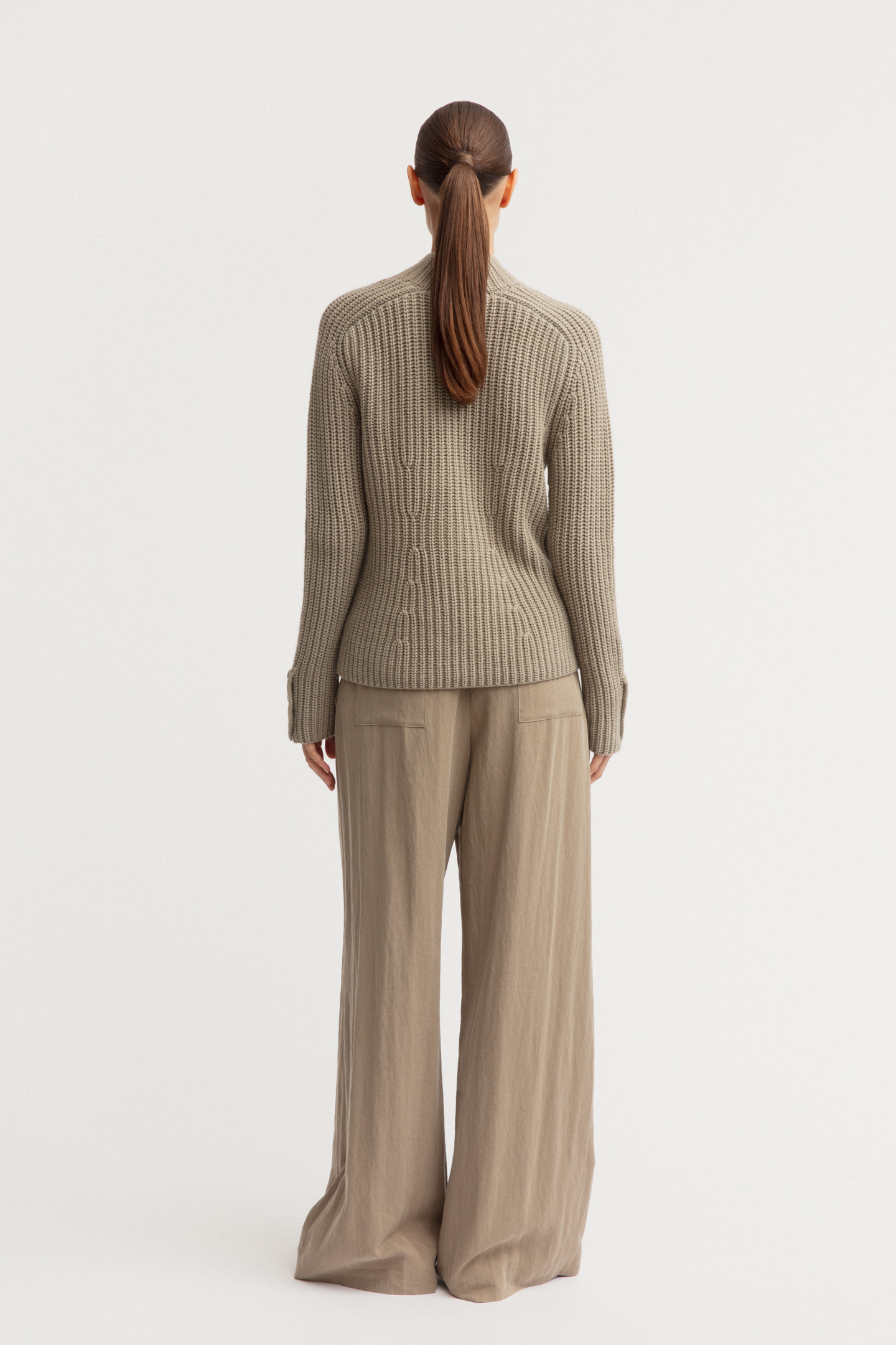 Stonewashed Cashmere Cardigan