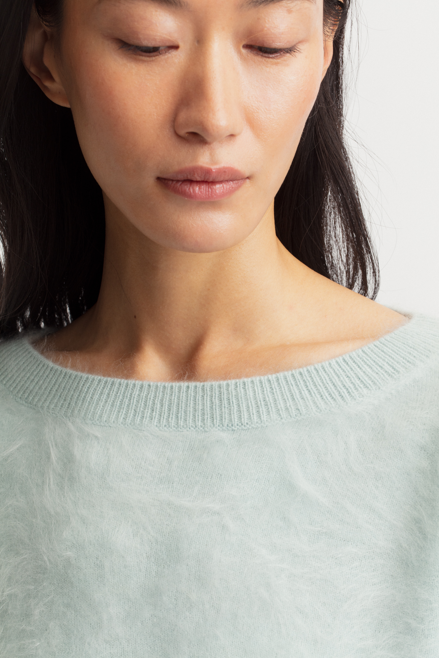 Brushed Cashmere Pullover
