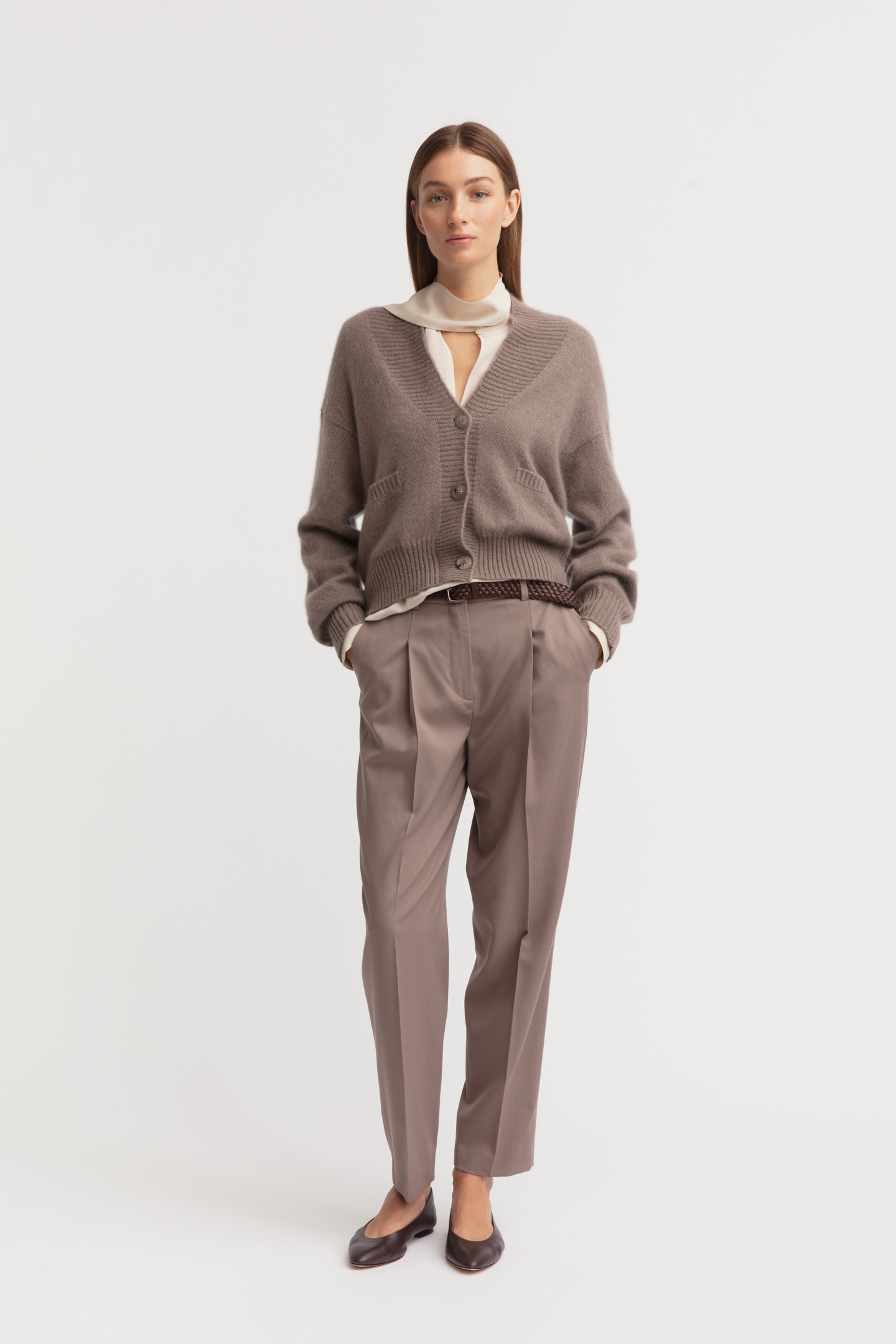 Cashmere-Seide Cardigan