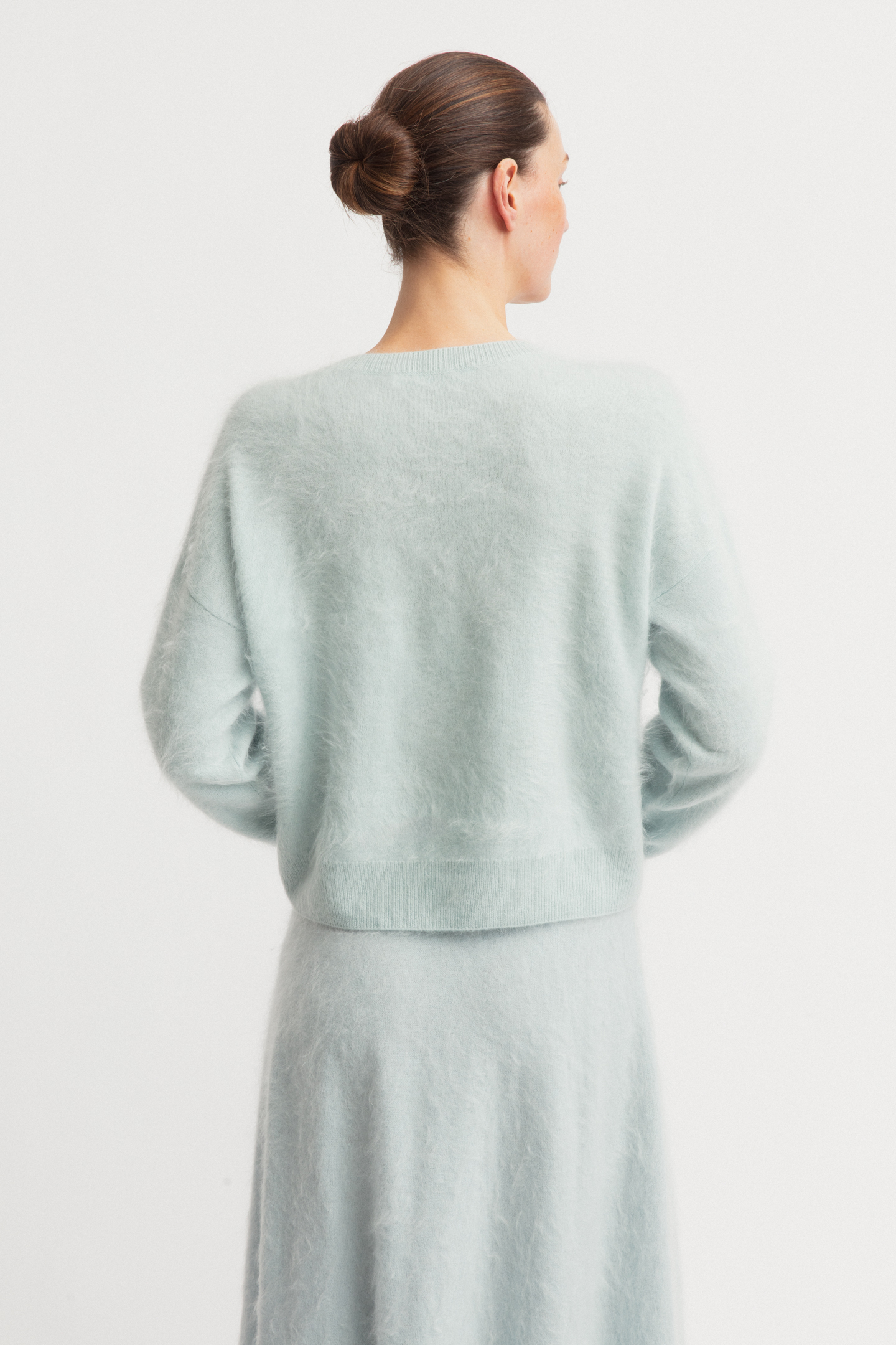 Brushed Cashmere Cardigan