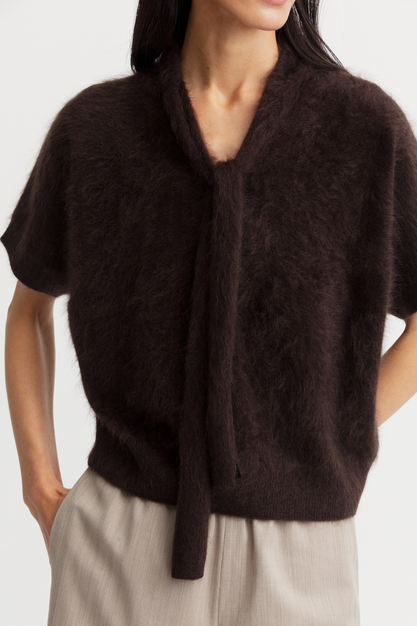 Brushed Cashmere Top