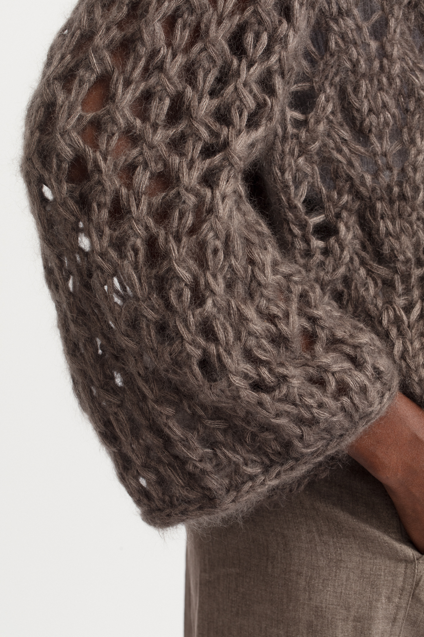 Mohair-Seide Cardigan