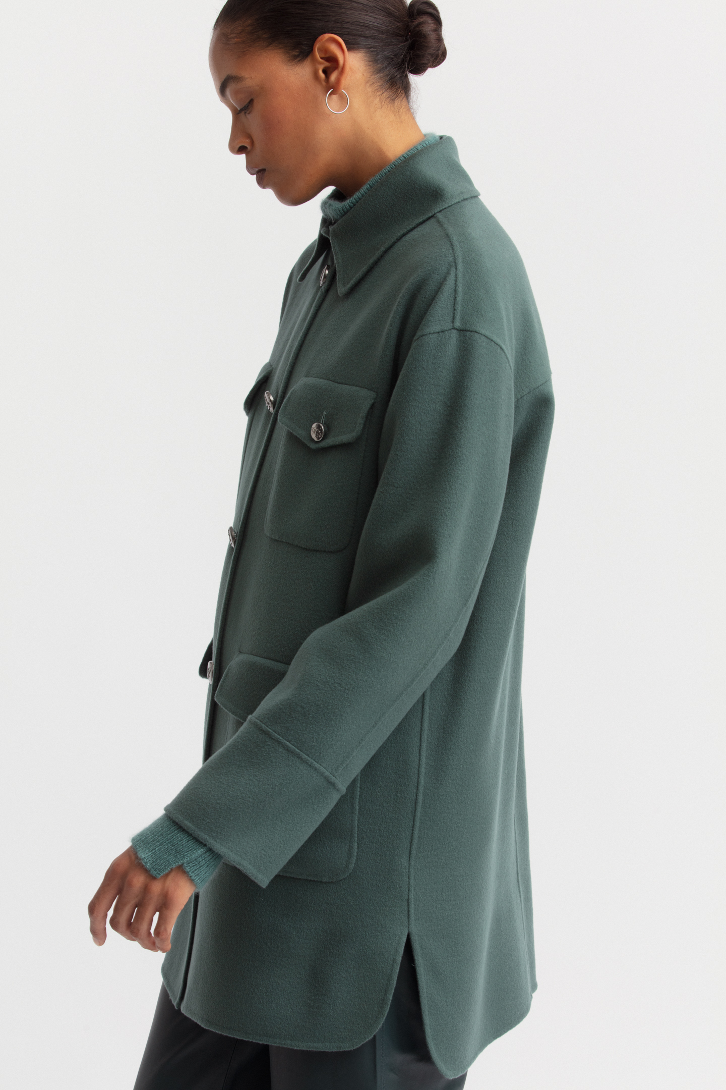 Doubleface Hemdjacke