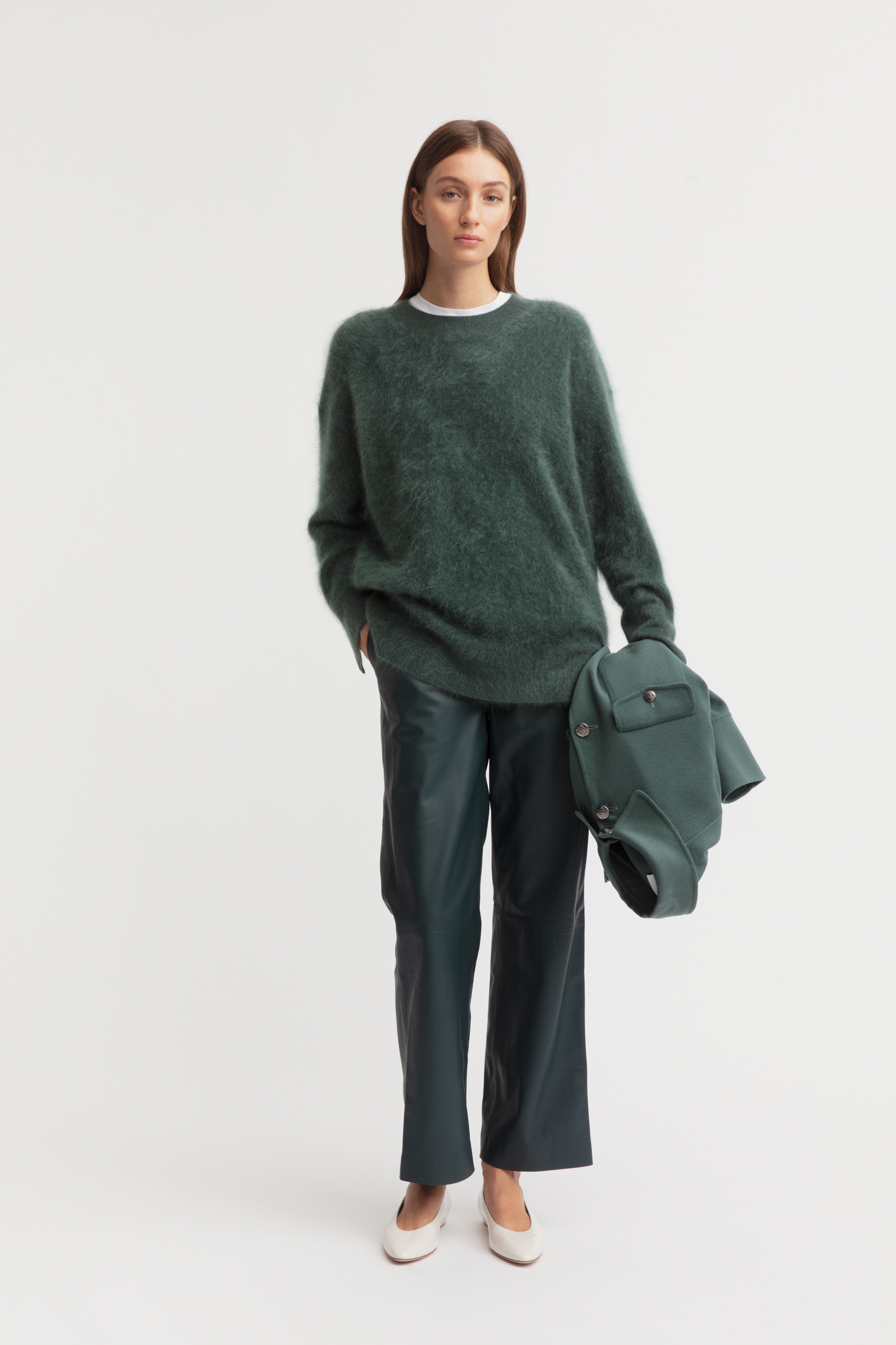 Brushed Cashmere Pullover
