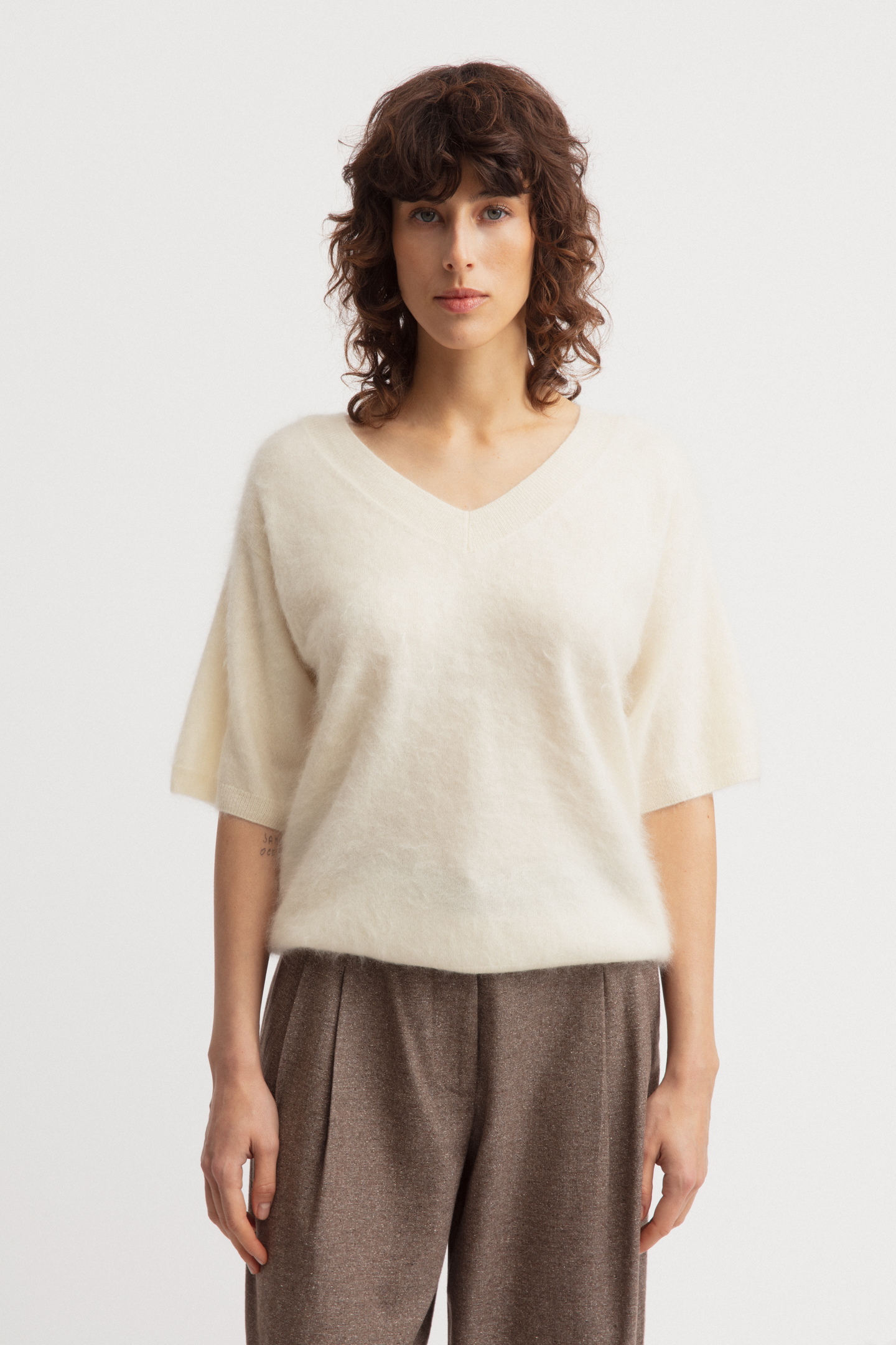 Brushed Cashmere Top