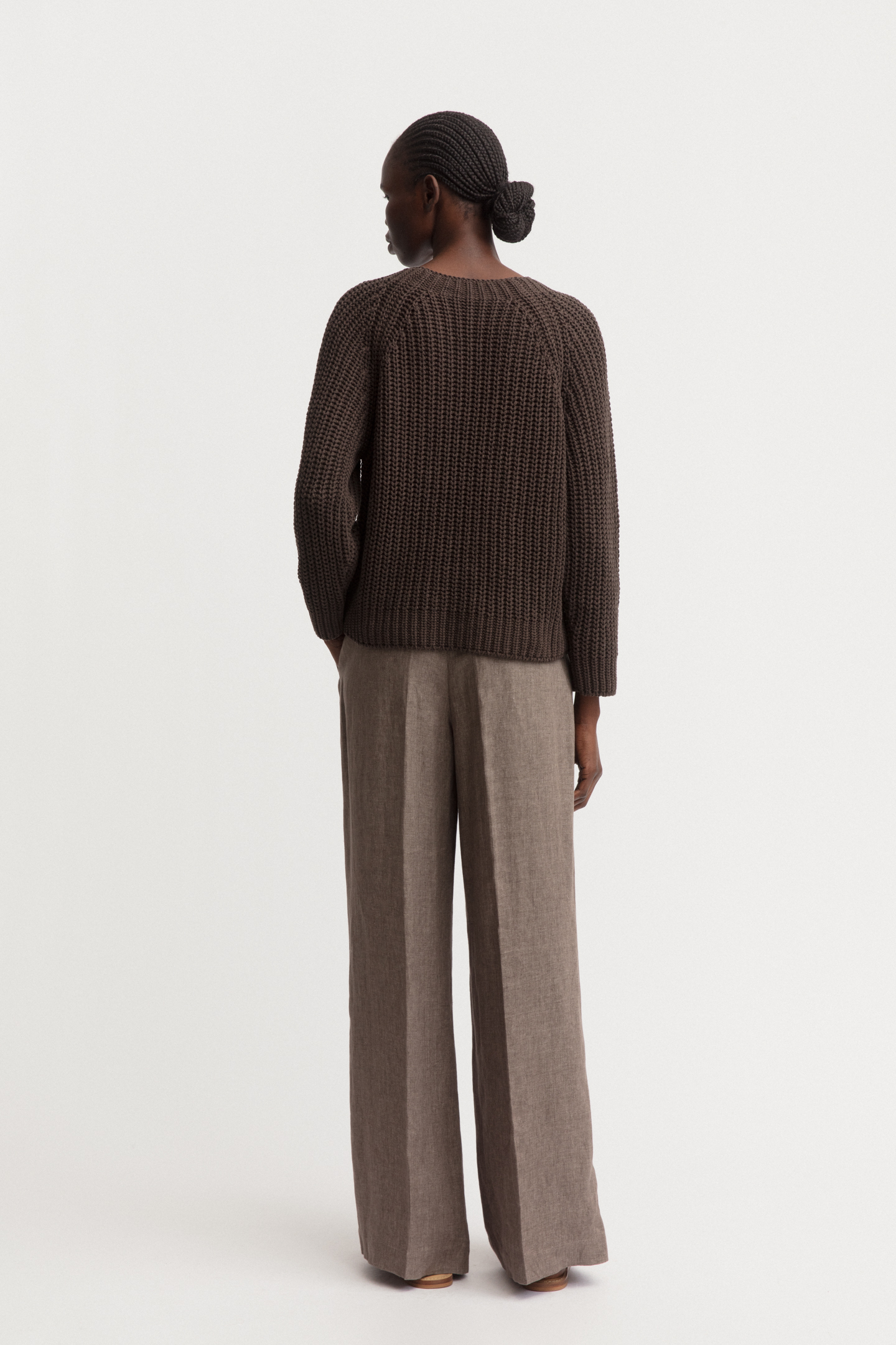 Seide-Leinen Pullover