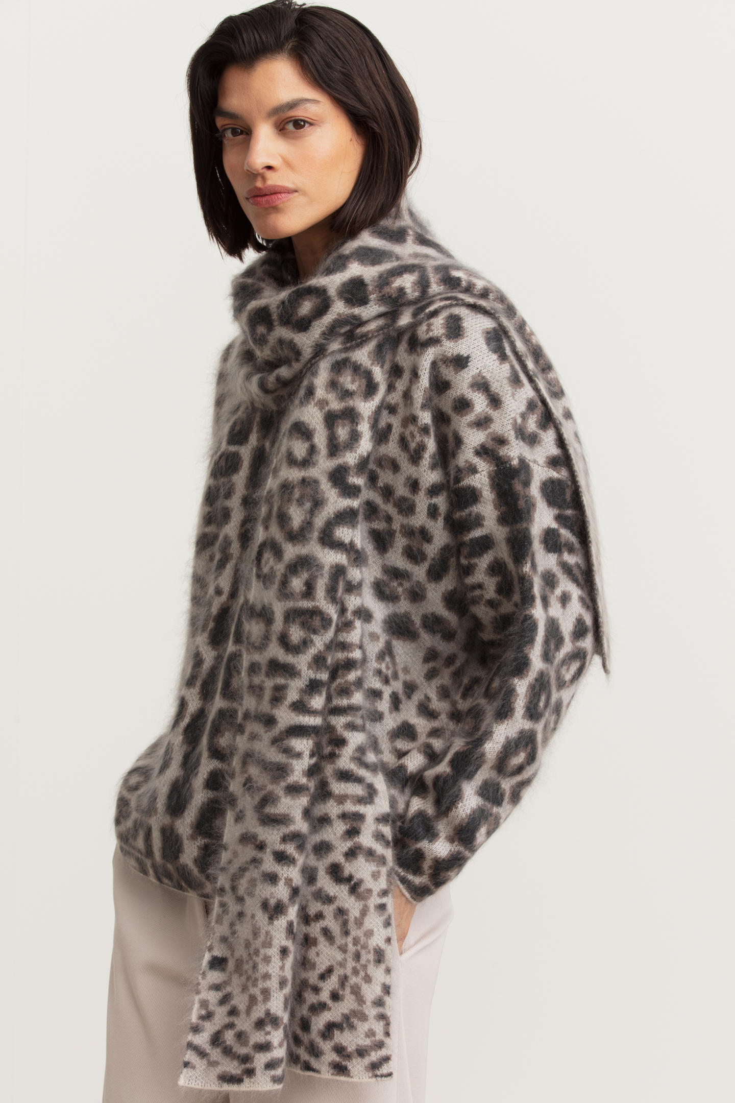 Brushed Cashmere Scarf
