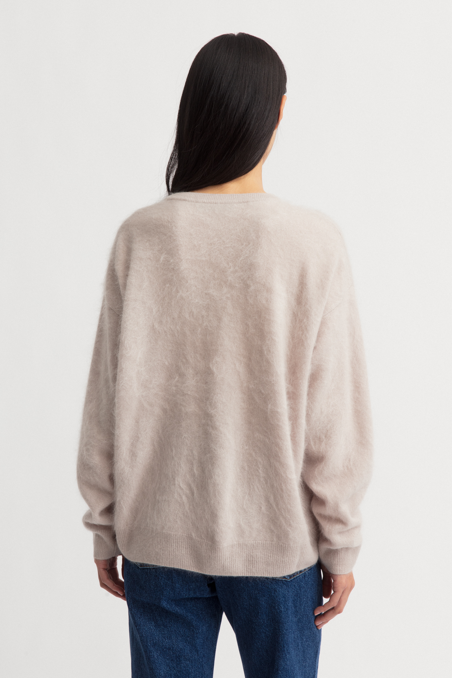 Brushed Cashmere Pullover