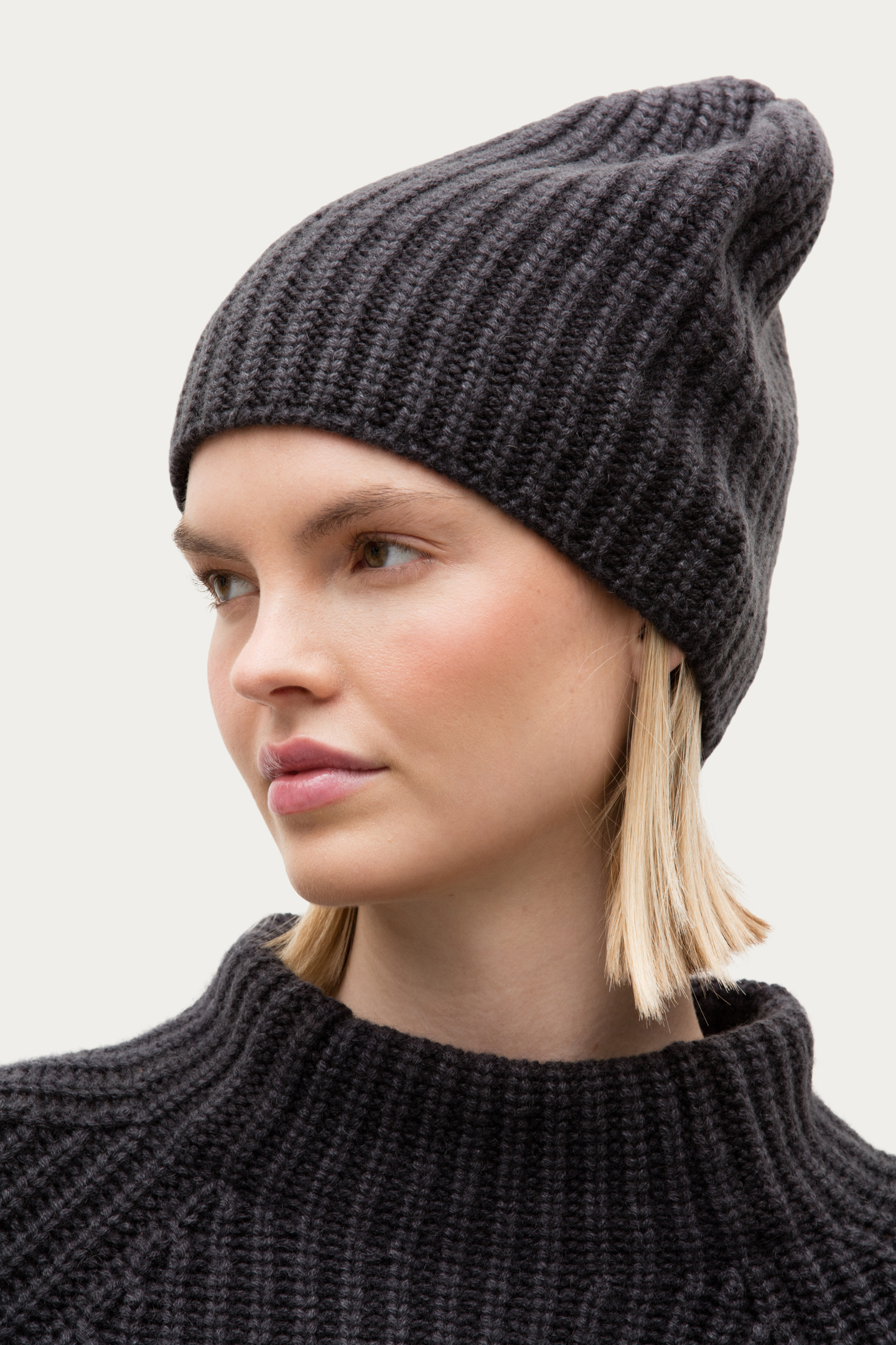 Stonewashed Cashmere Beanie