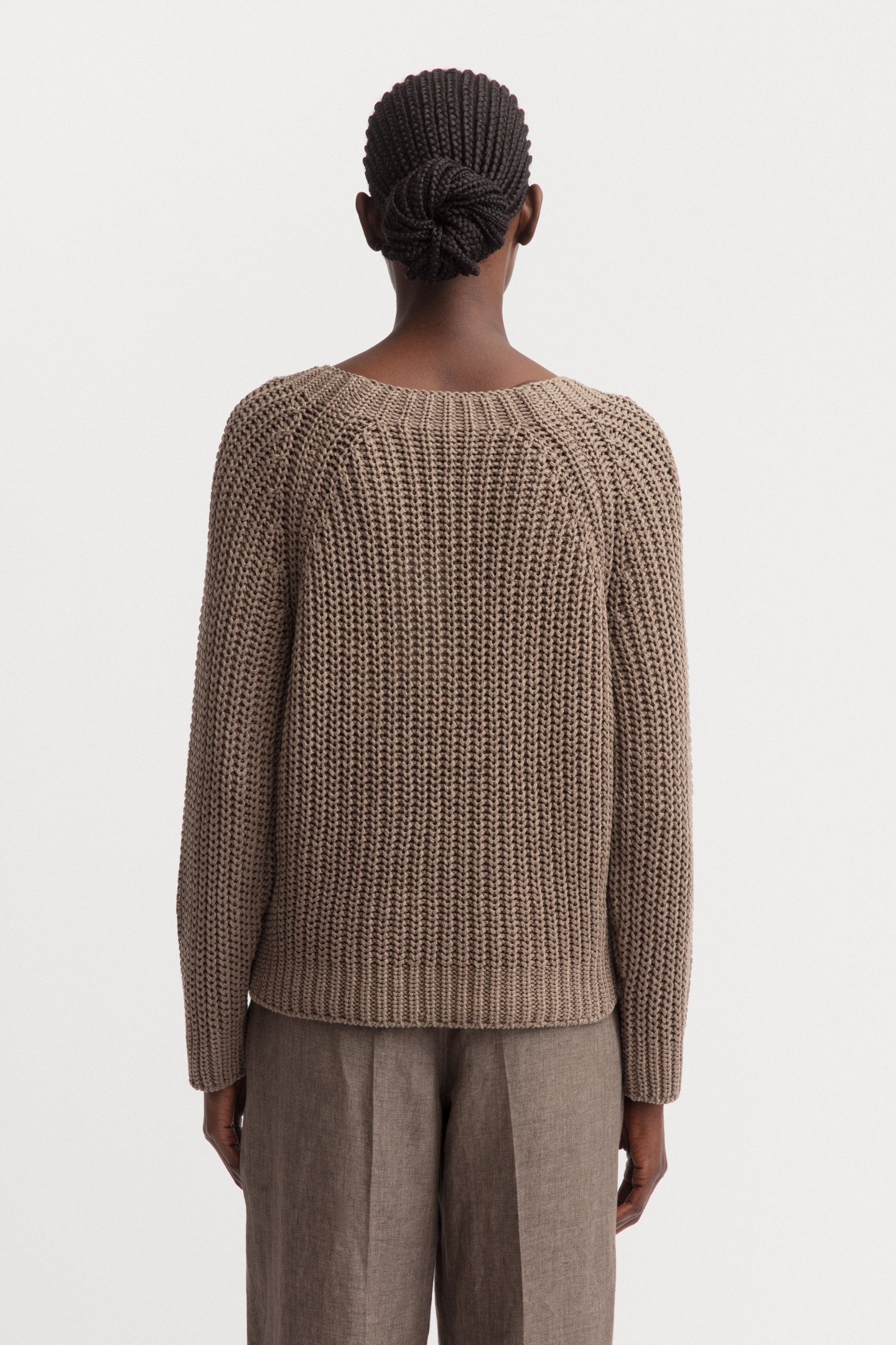 Seide-Leinen Pullover