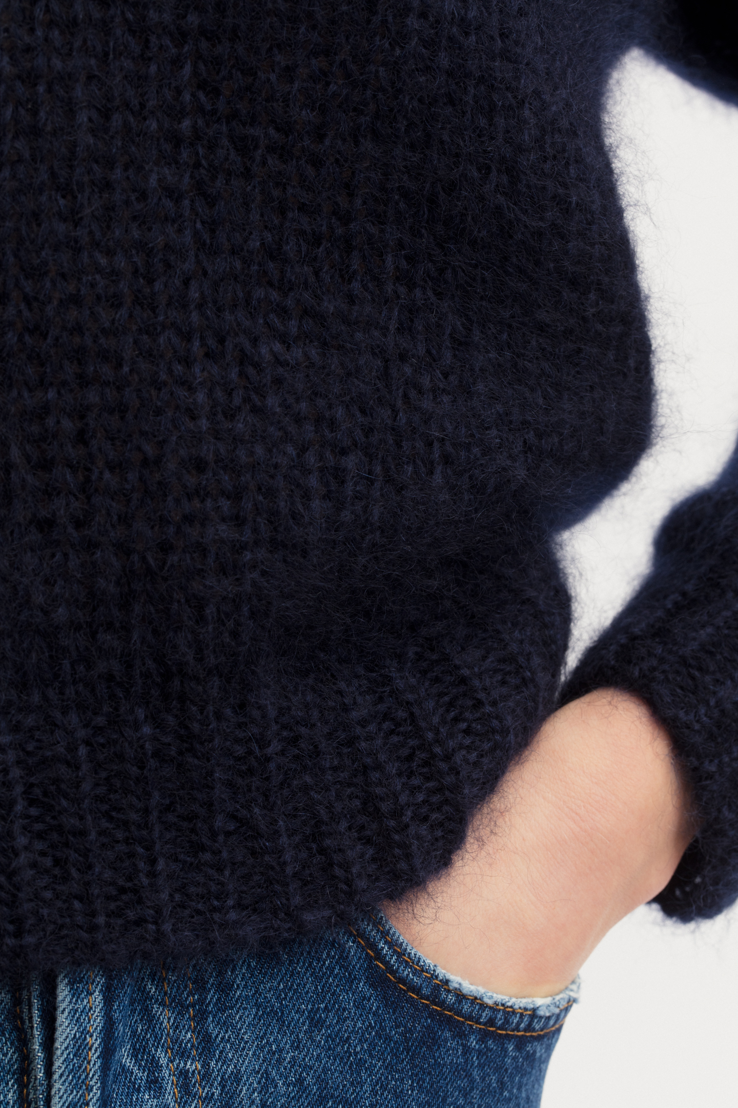 Mohair-Seide Pullover