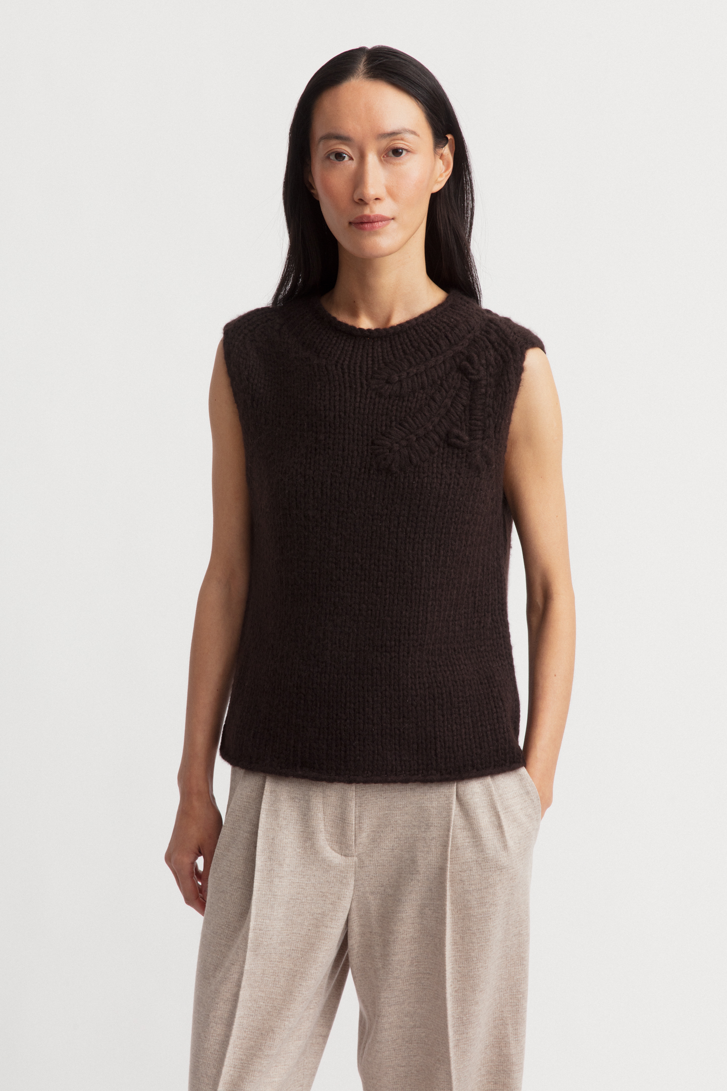 Cashmere-Seide Top
