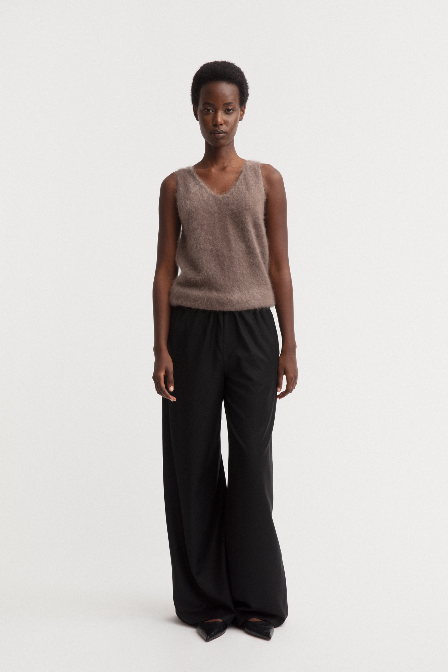 Brushed Cashmere Top