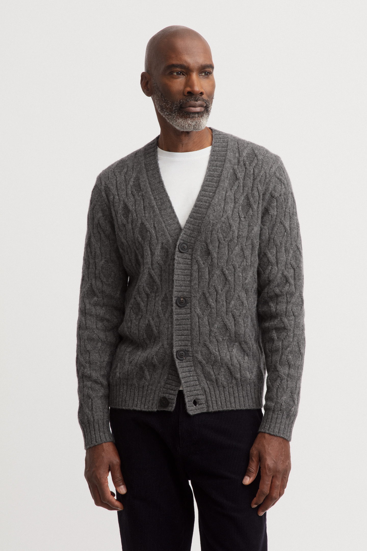 Cashmere-Silk Cardigan