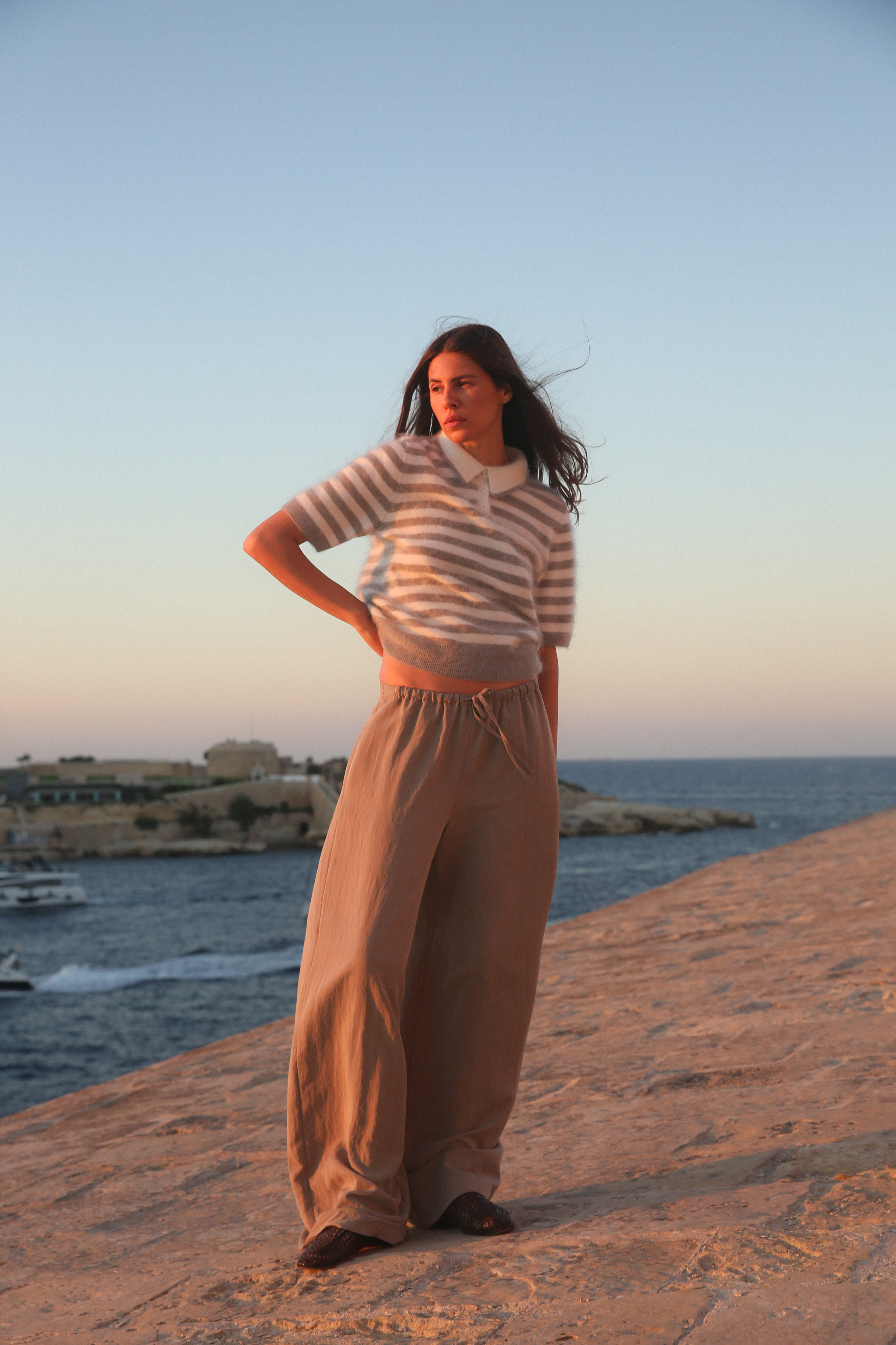 Brushed Cashmere Pullover