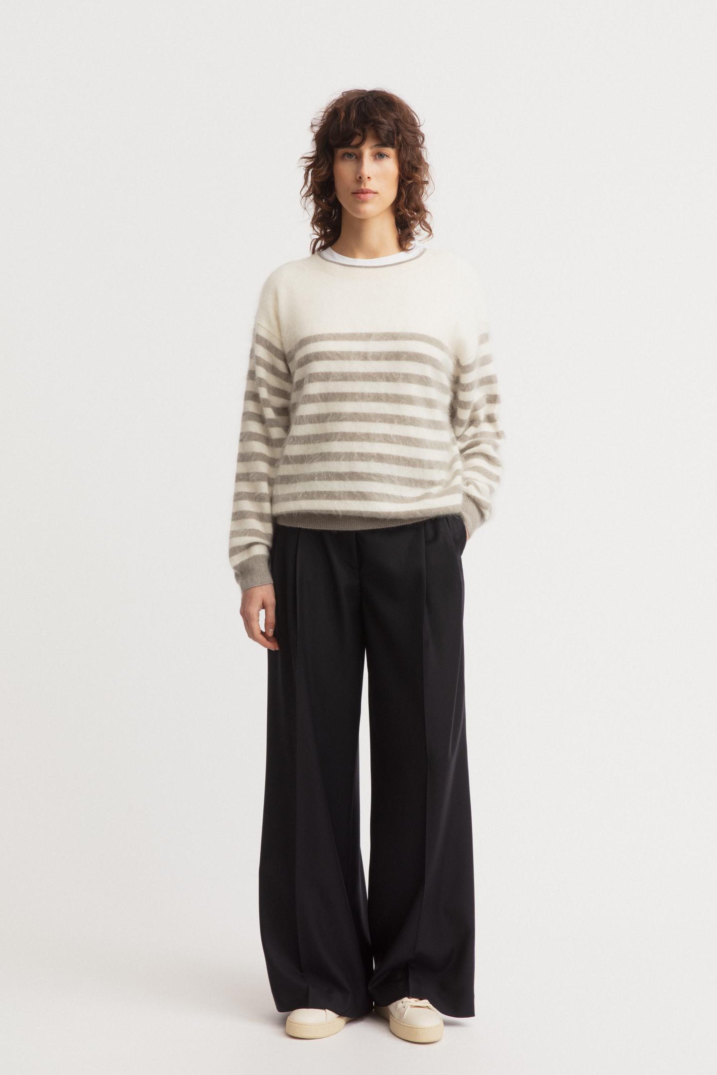 Brushed Cashmere Pullover