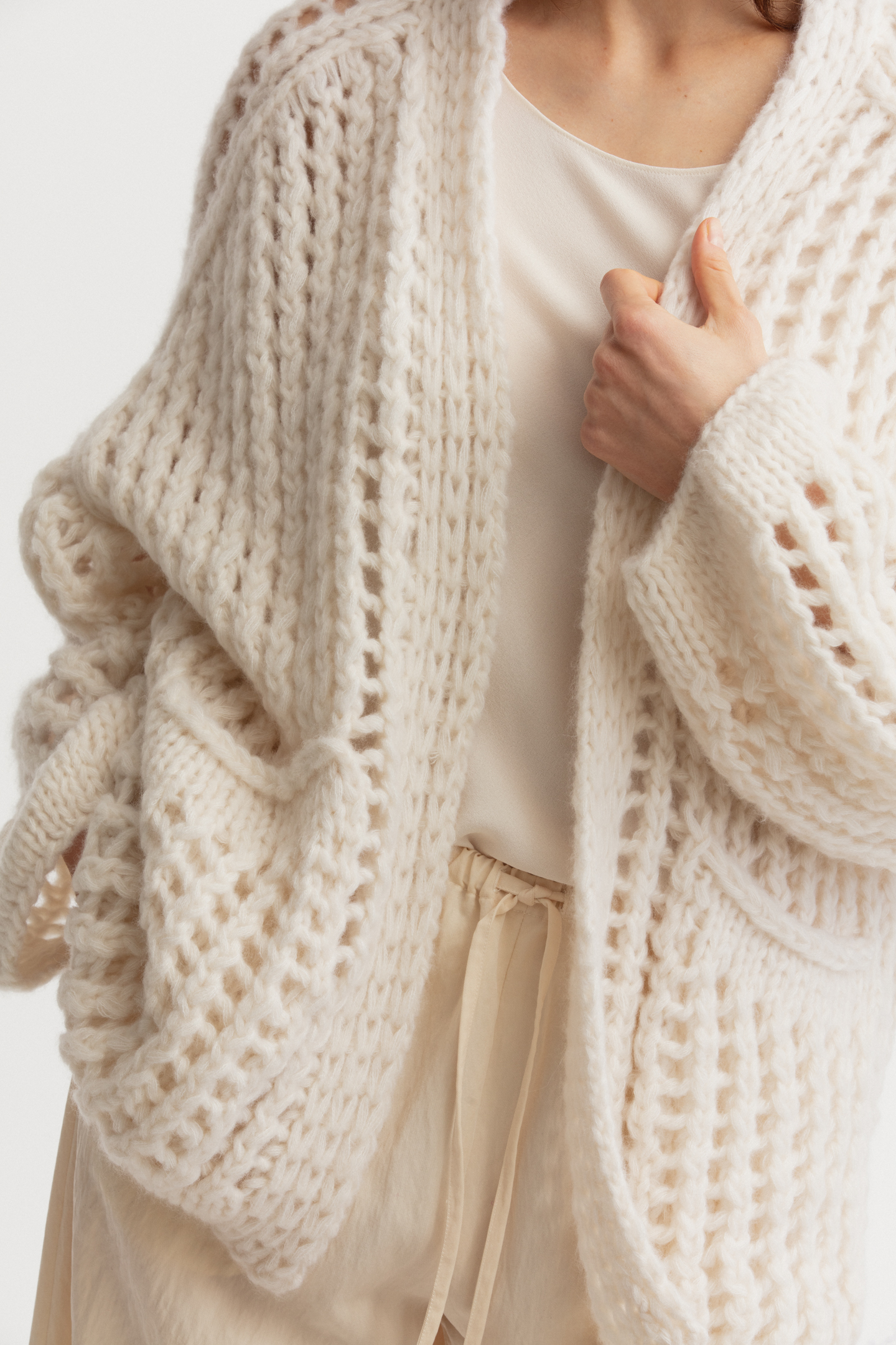 Cashmere-Baumwolle Cardigan