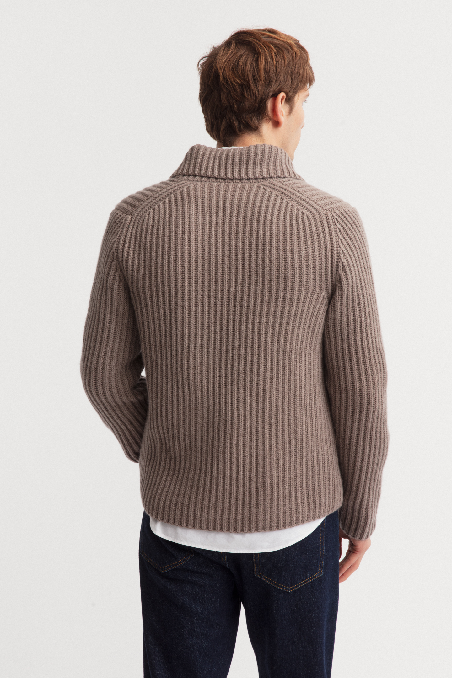 Stonewashed Cashmere Cardigan