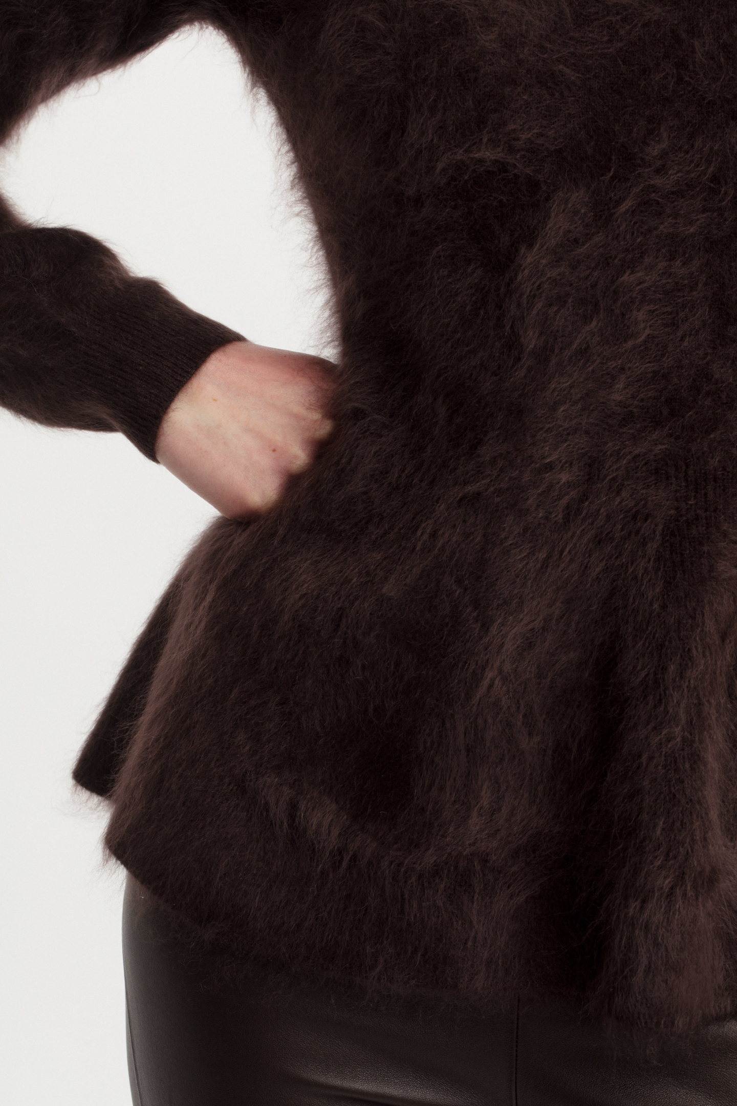 Brushed Cashmere Pullover