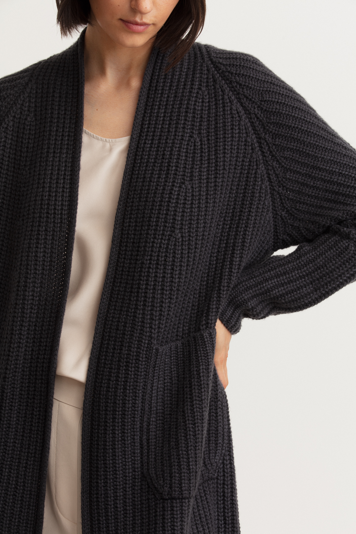 Stonewashed Cashmere Cardigan Stonewashed Cashmere Cardigan