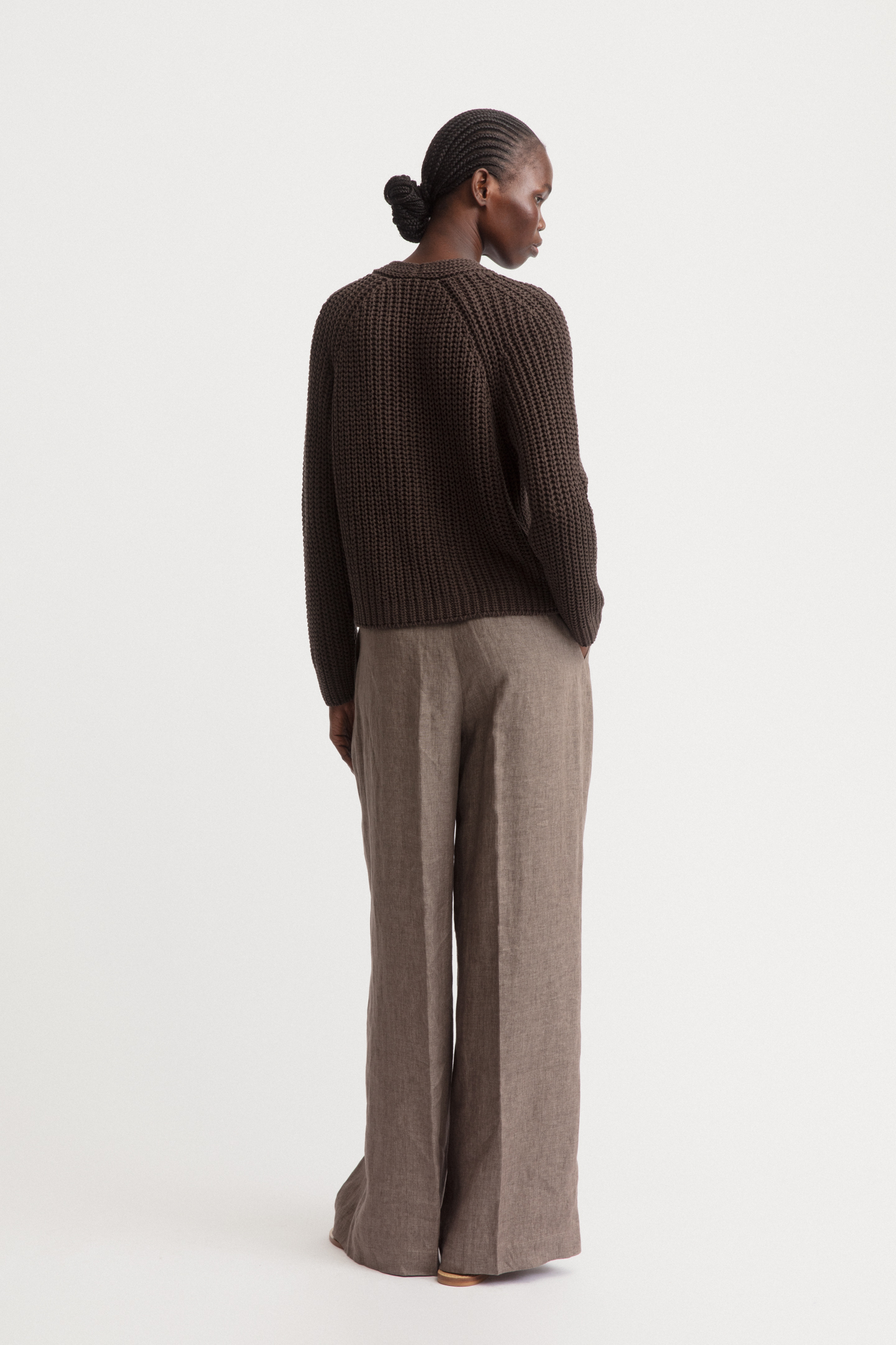 Seide-Leinen Cardigan