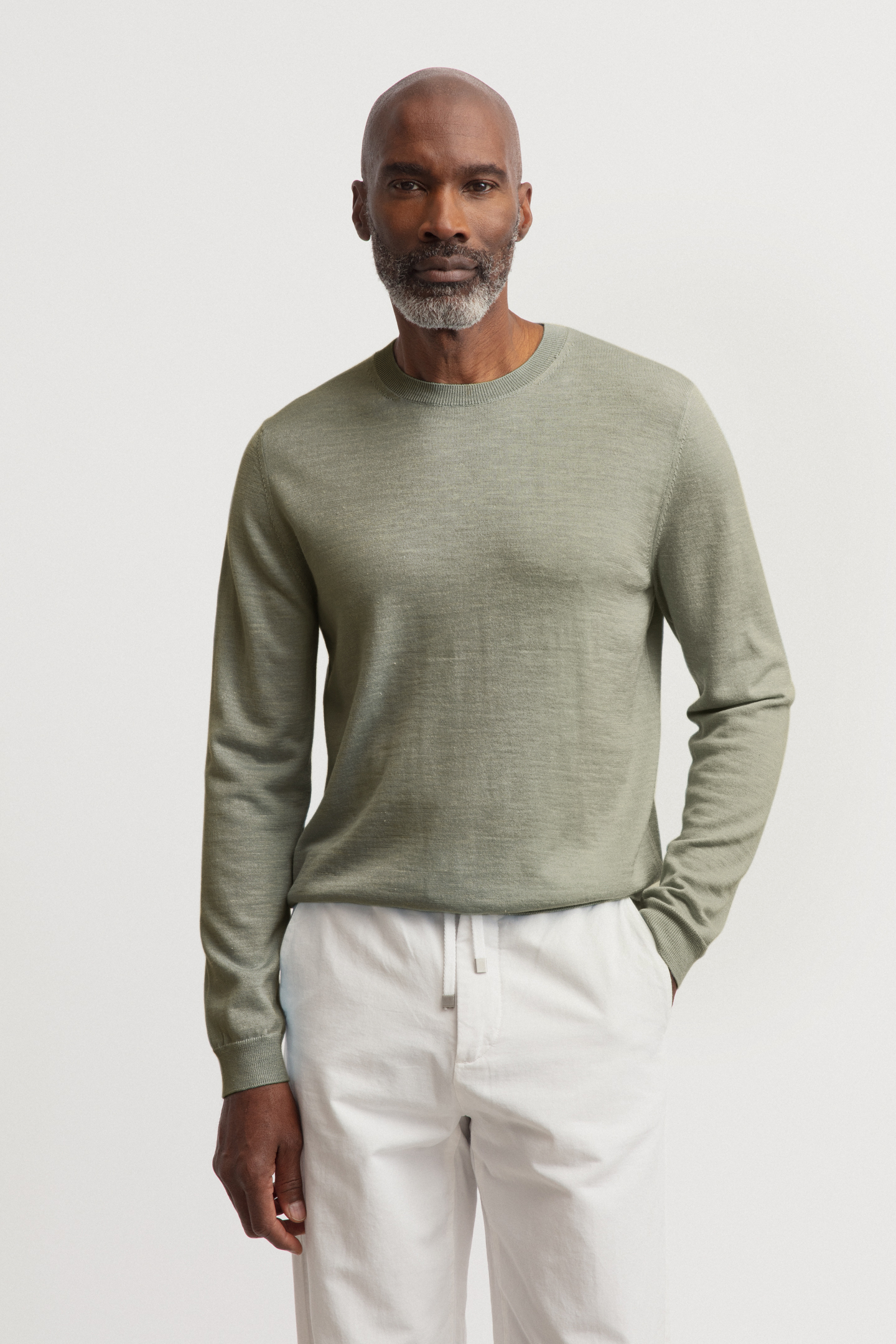 Merino-Silk-Linen Sweater