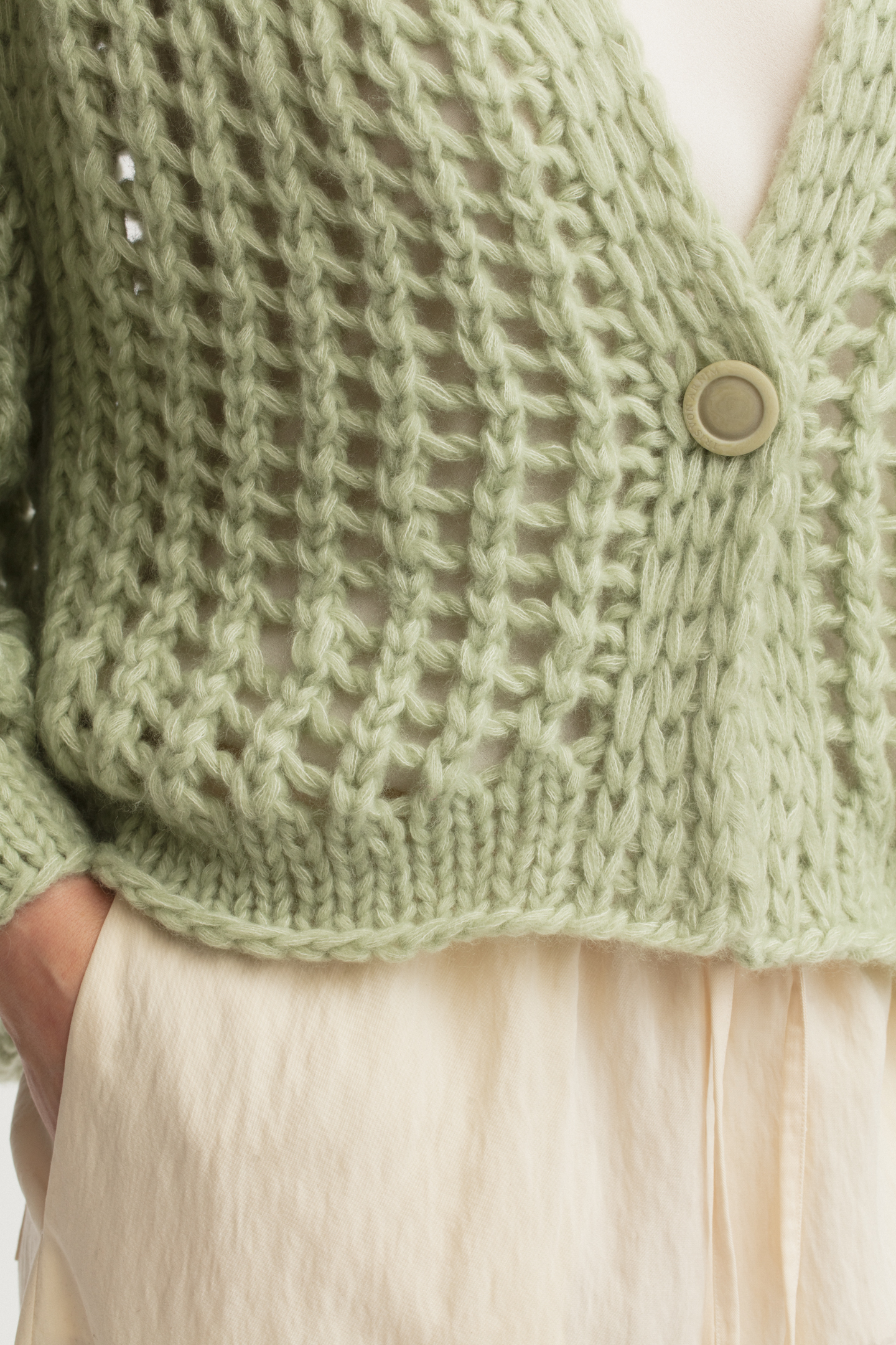 Cashmere-Baumwolle Cardigan