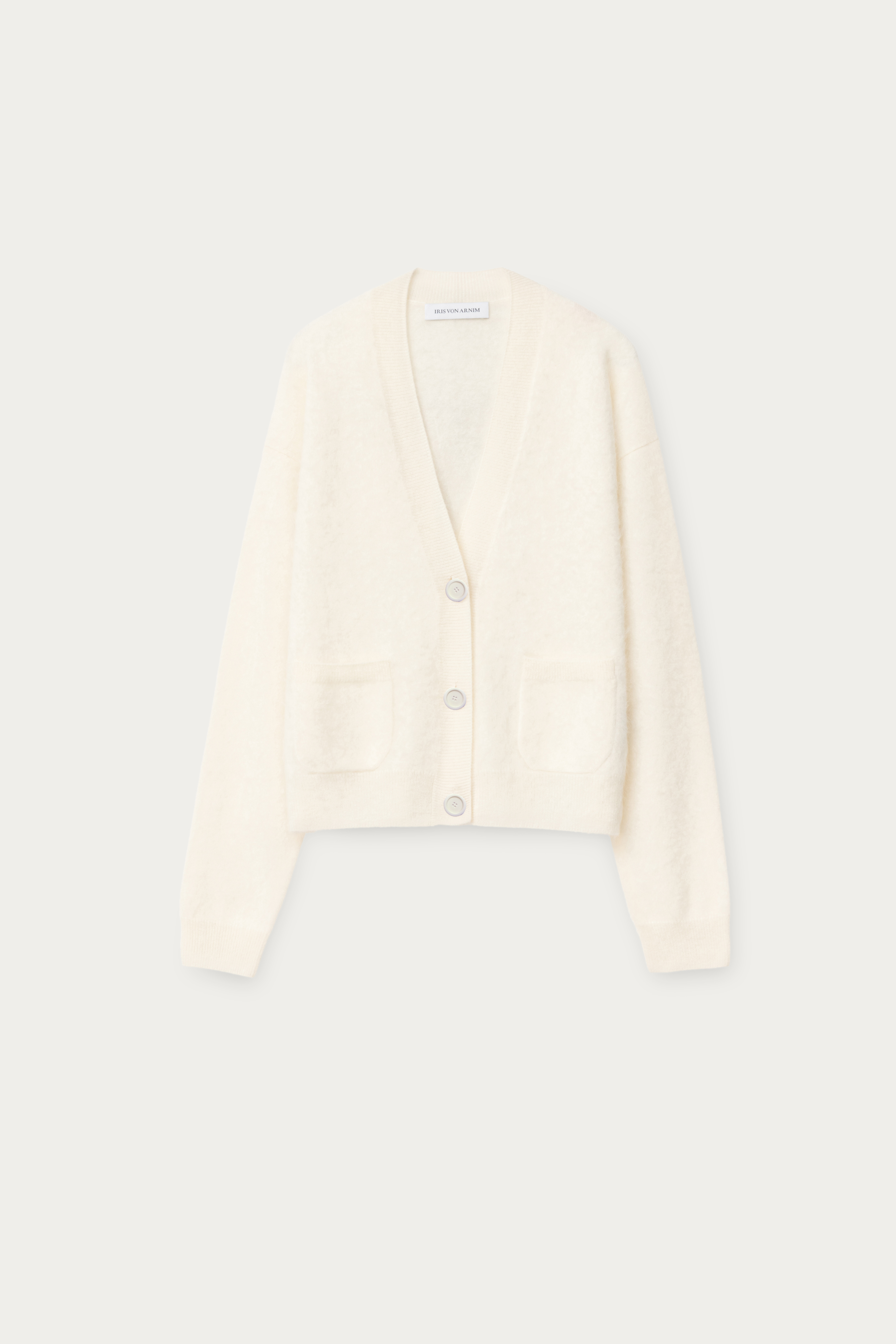 Brushed Cashmere Cardigan