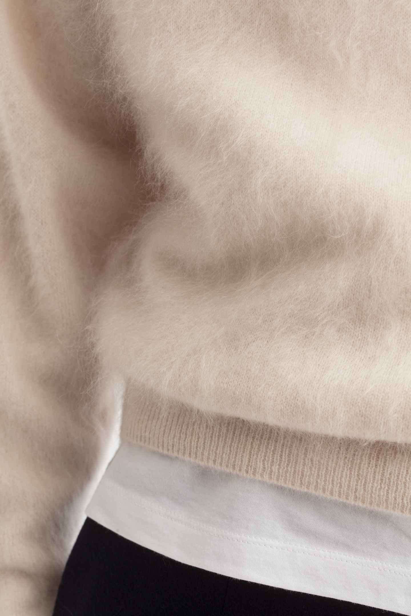 Brushed Cashmere Pullover