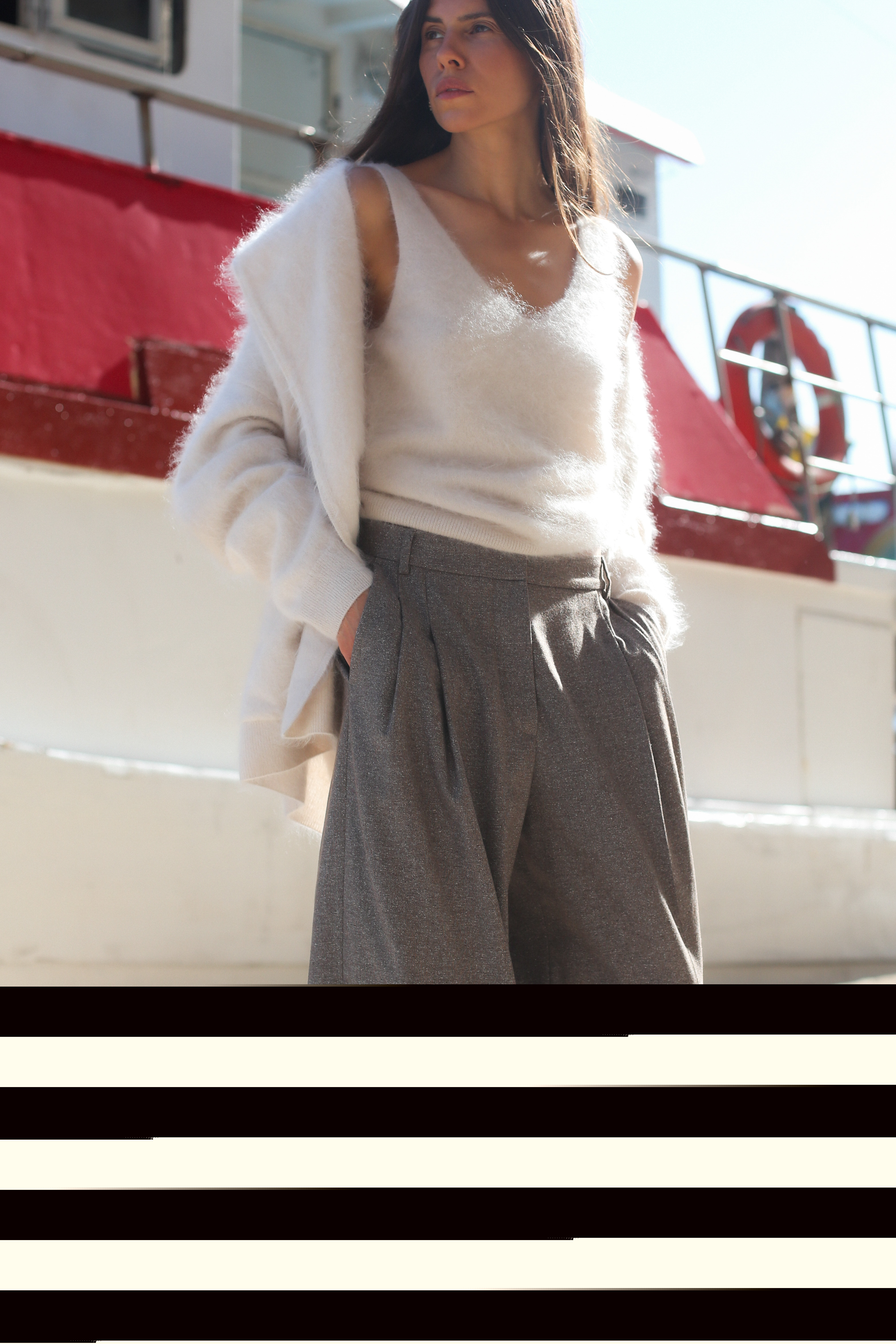 Brushed Cashmere Cardigan