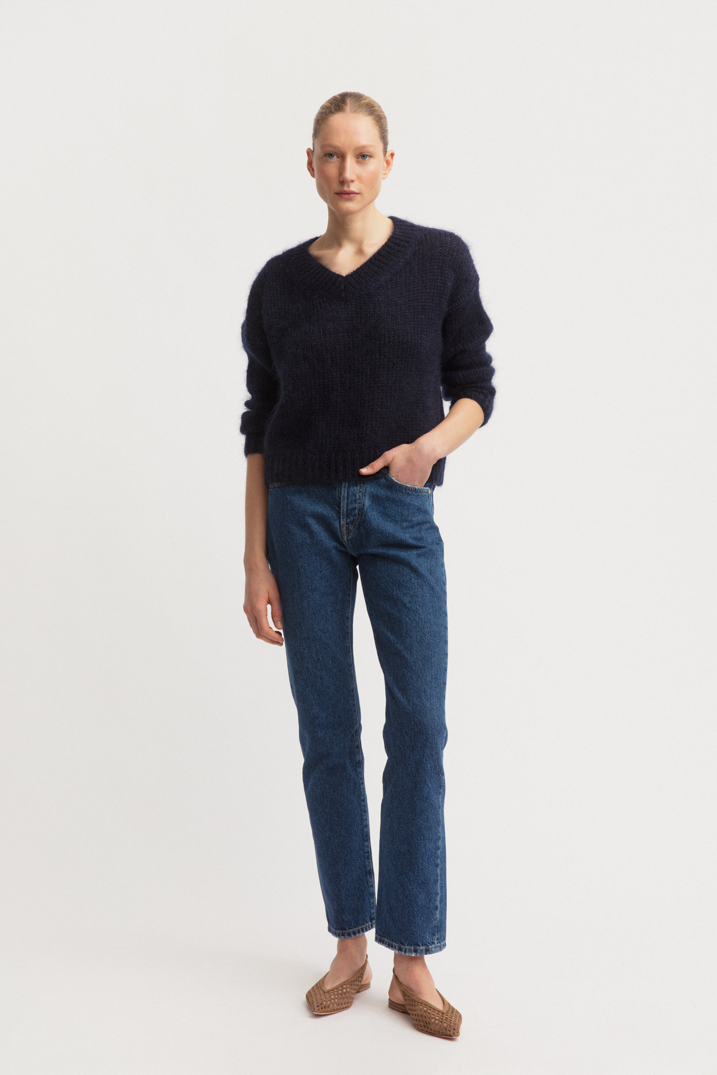 Mohair-Seide Pullover