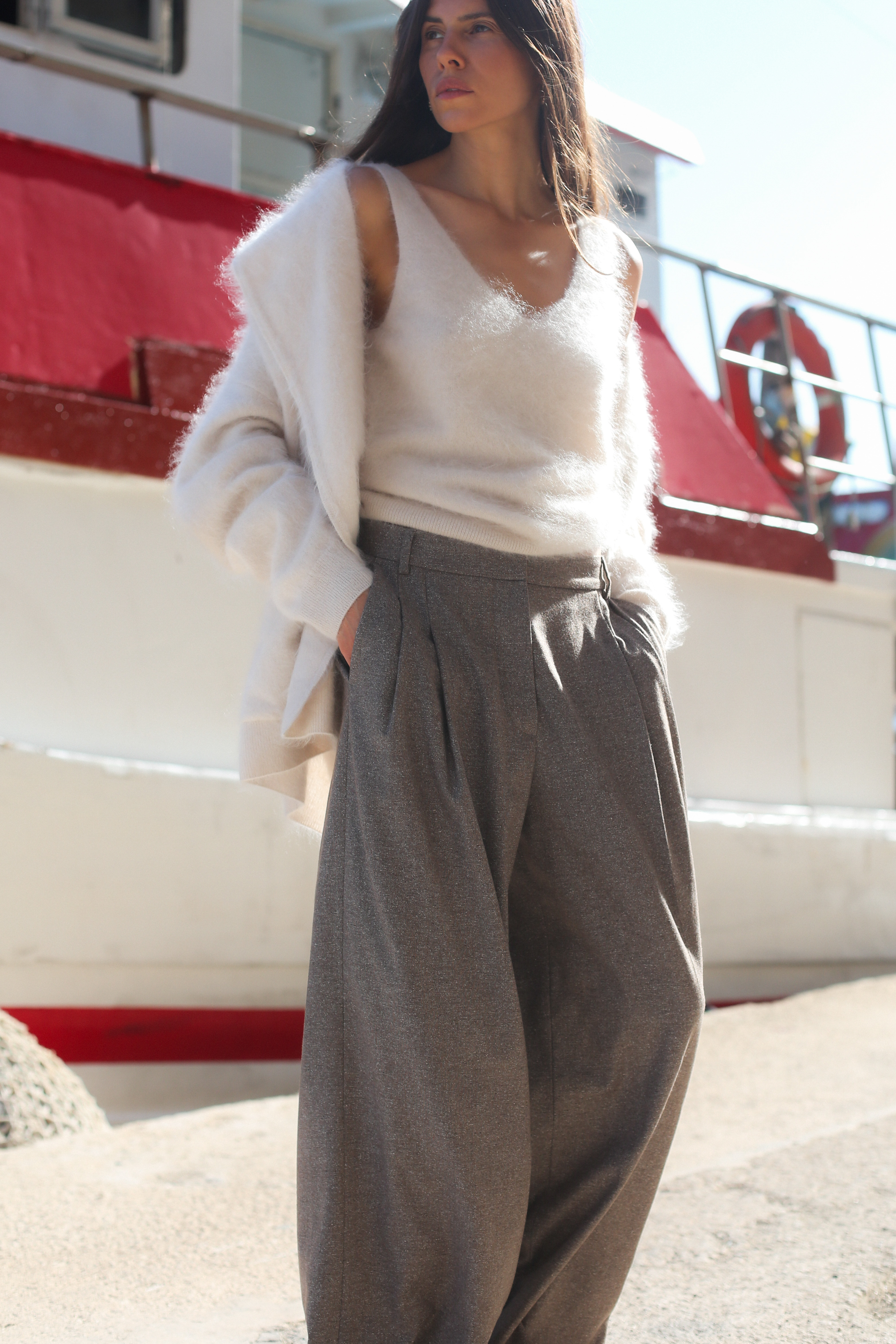 Brushed Cashmere Top Brushed Cashmere Top
