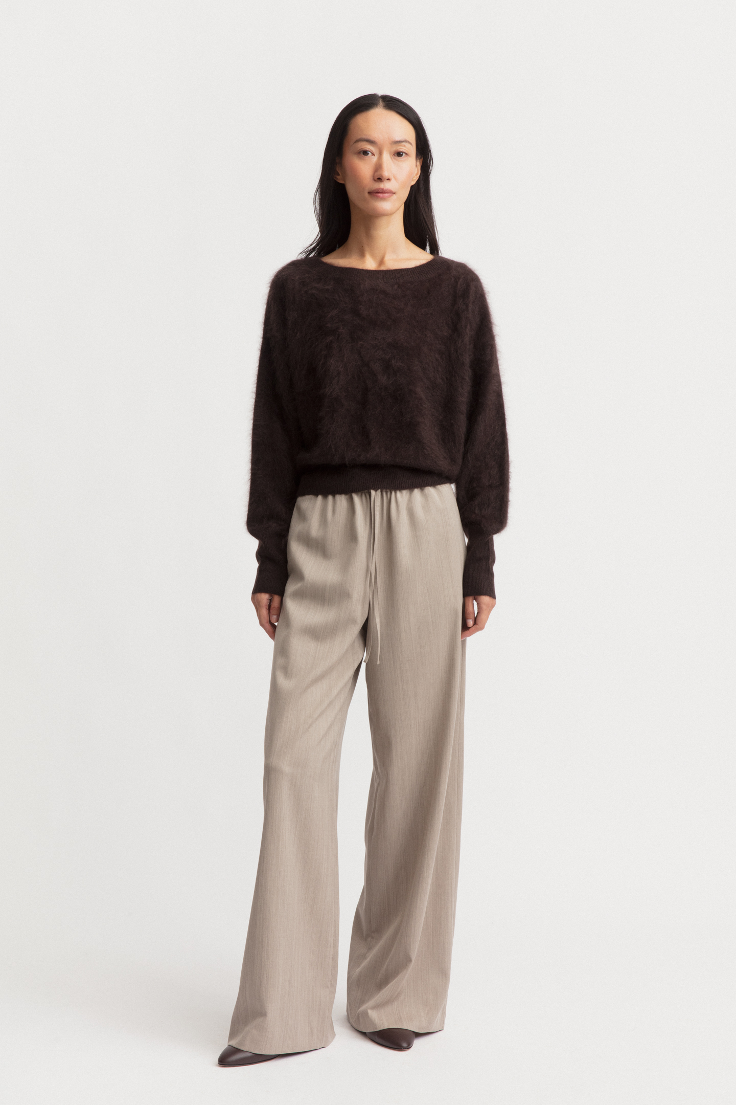 Brushed Cashmere Pullover