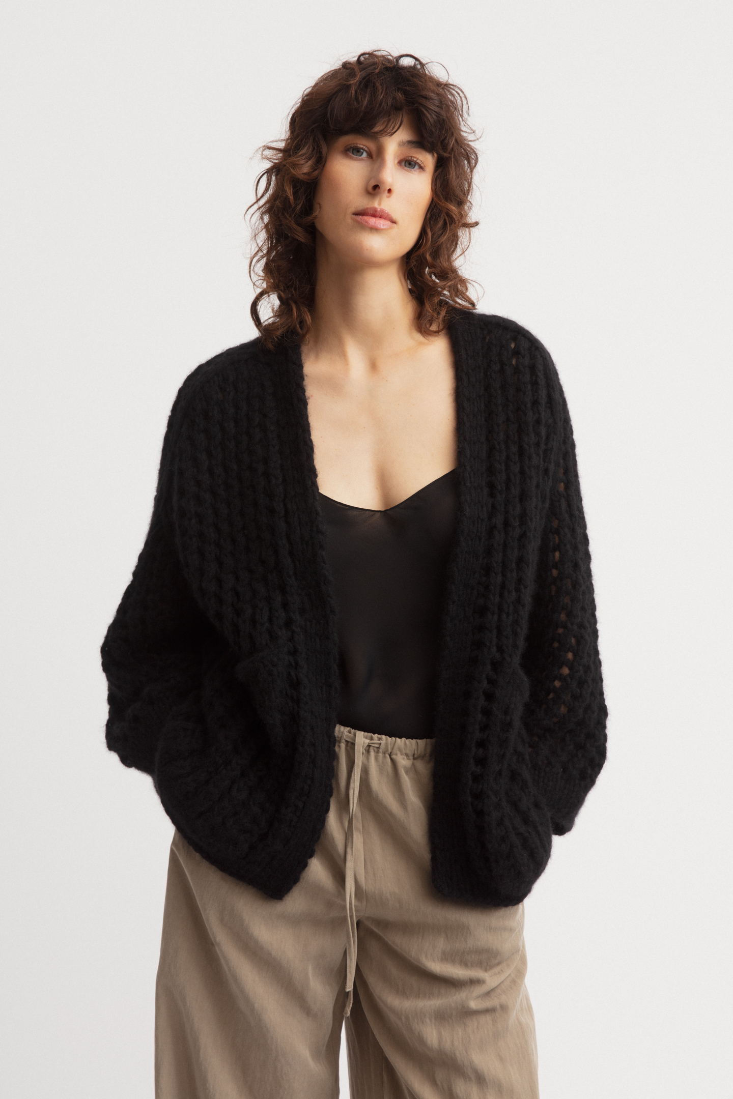 Cashmere-Baumwolle Cardigan