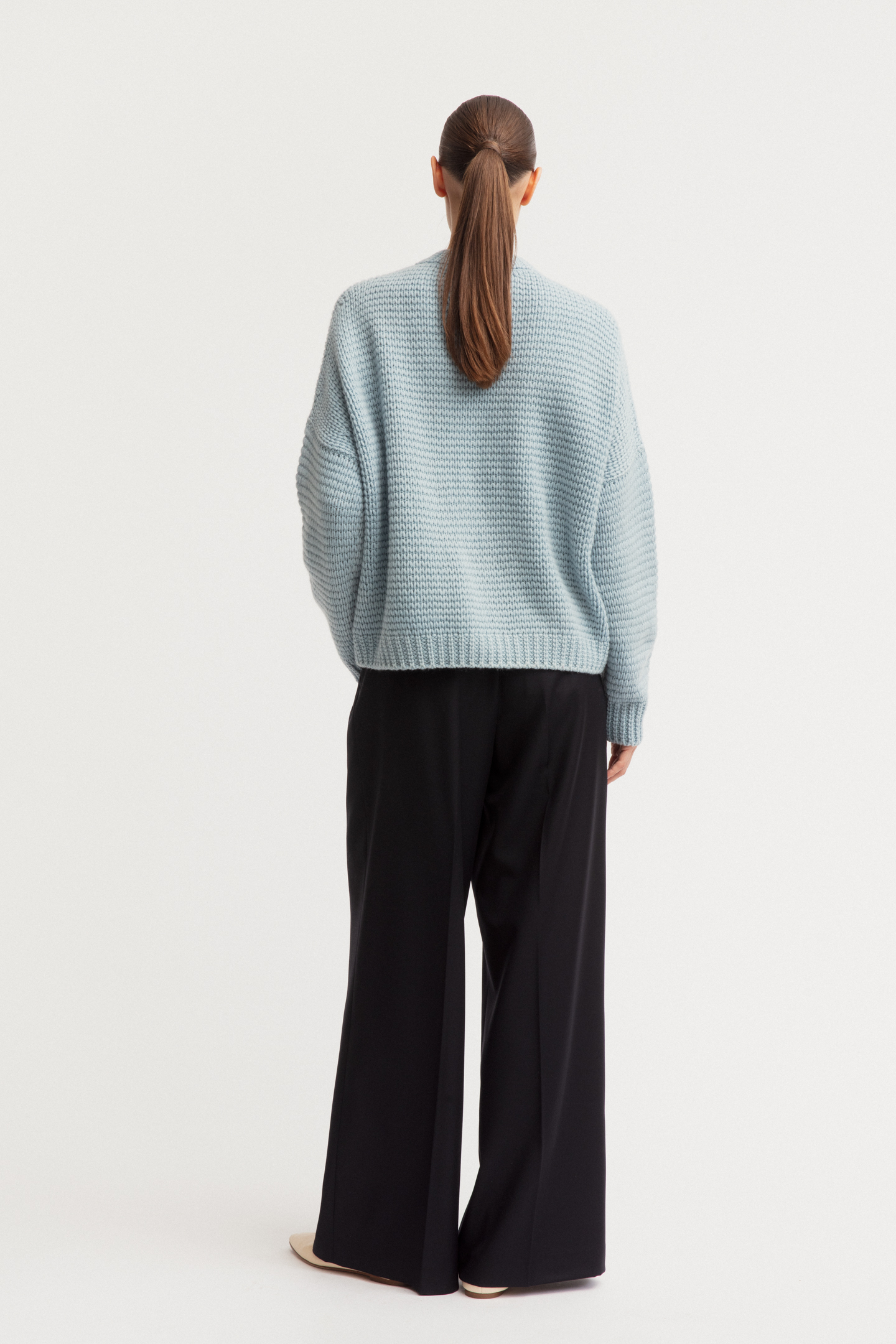 Stonewashed Cashmere Cardigan