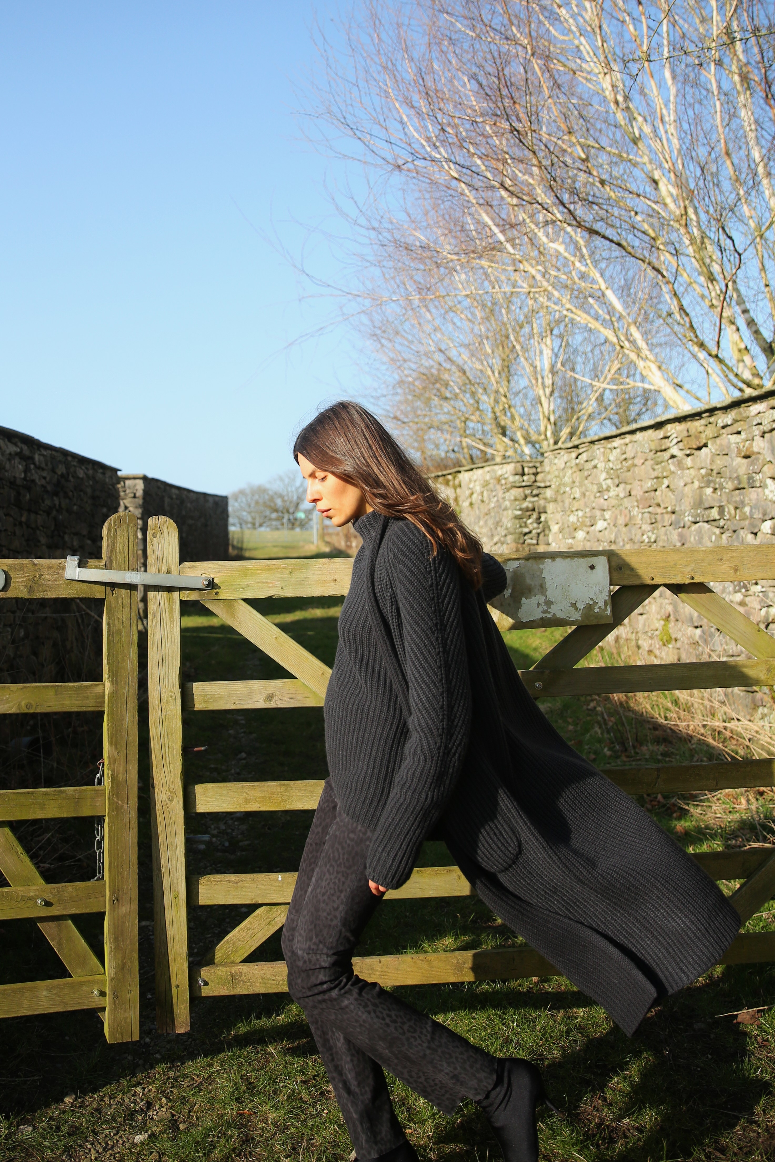 Stonewashed Cashmere Cardigan Stonewashed Cashmere Cardigan