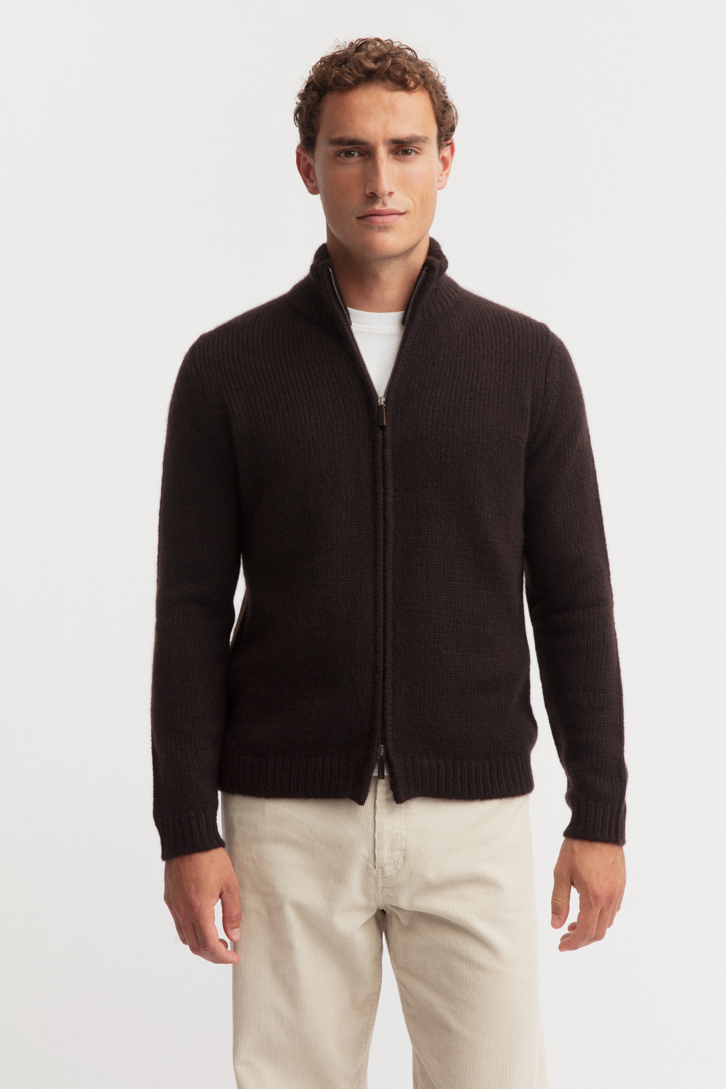 Cashmere-Silk Cardigan