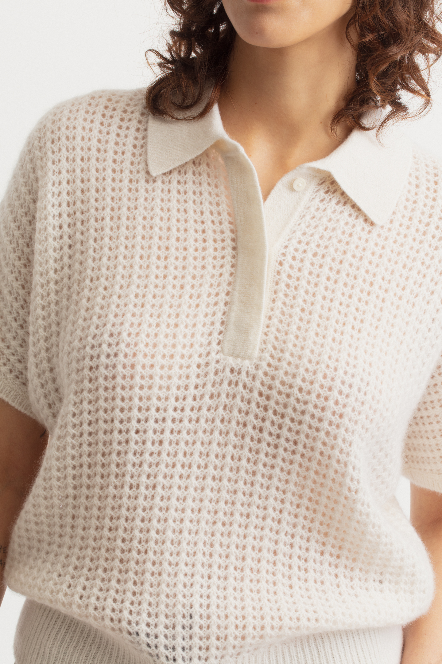 Cashmere-Baumwolle T-Shirt