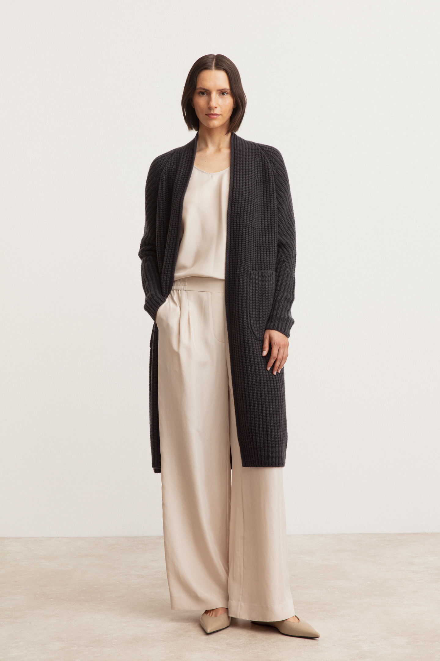 Stonewashed Cashmere Cardigan Stonewashed Cashmere Cardigan