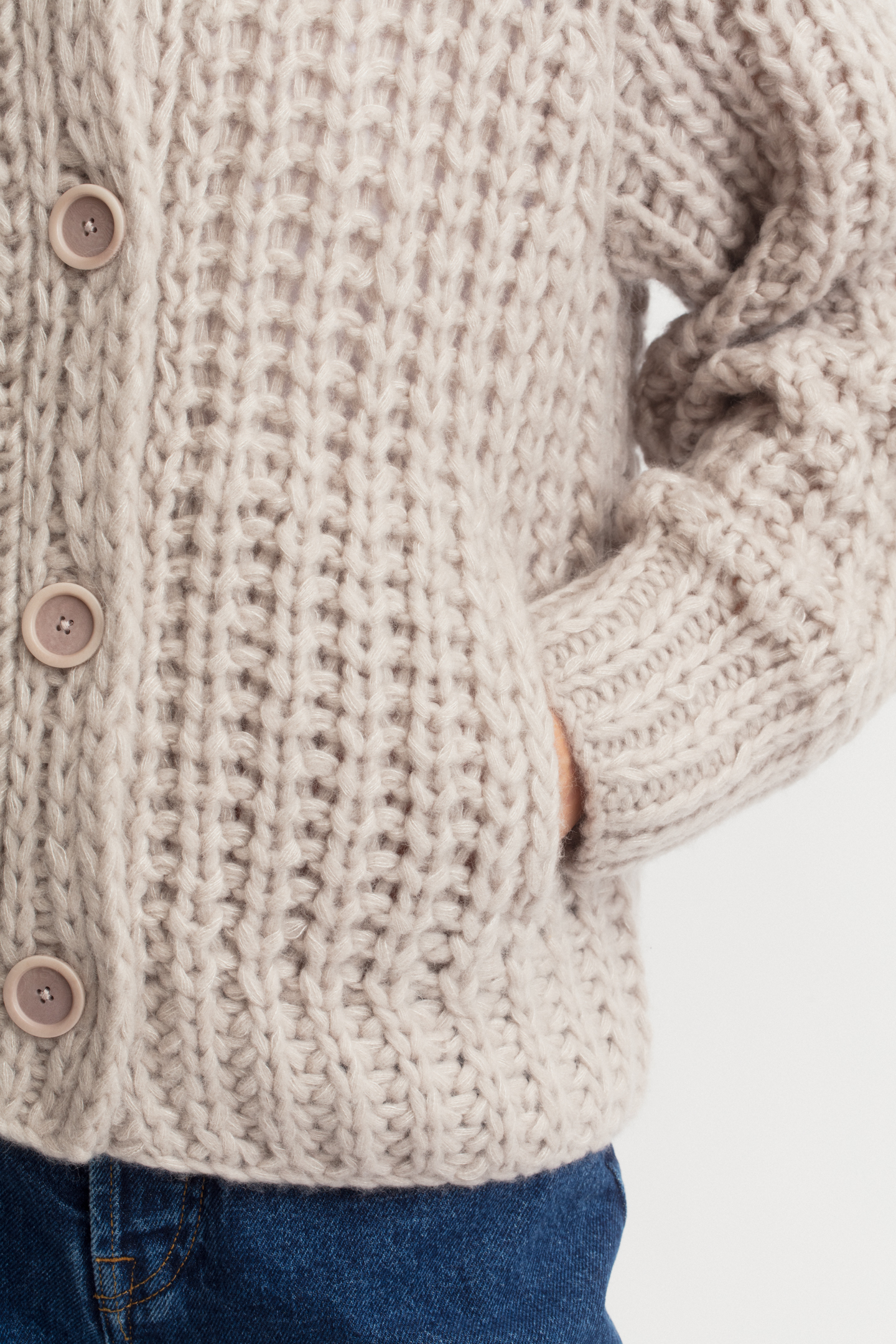 Handstrick Jacke