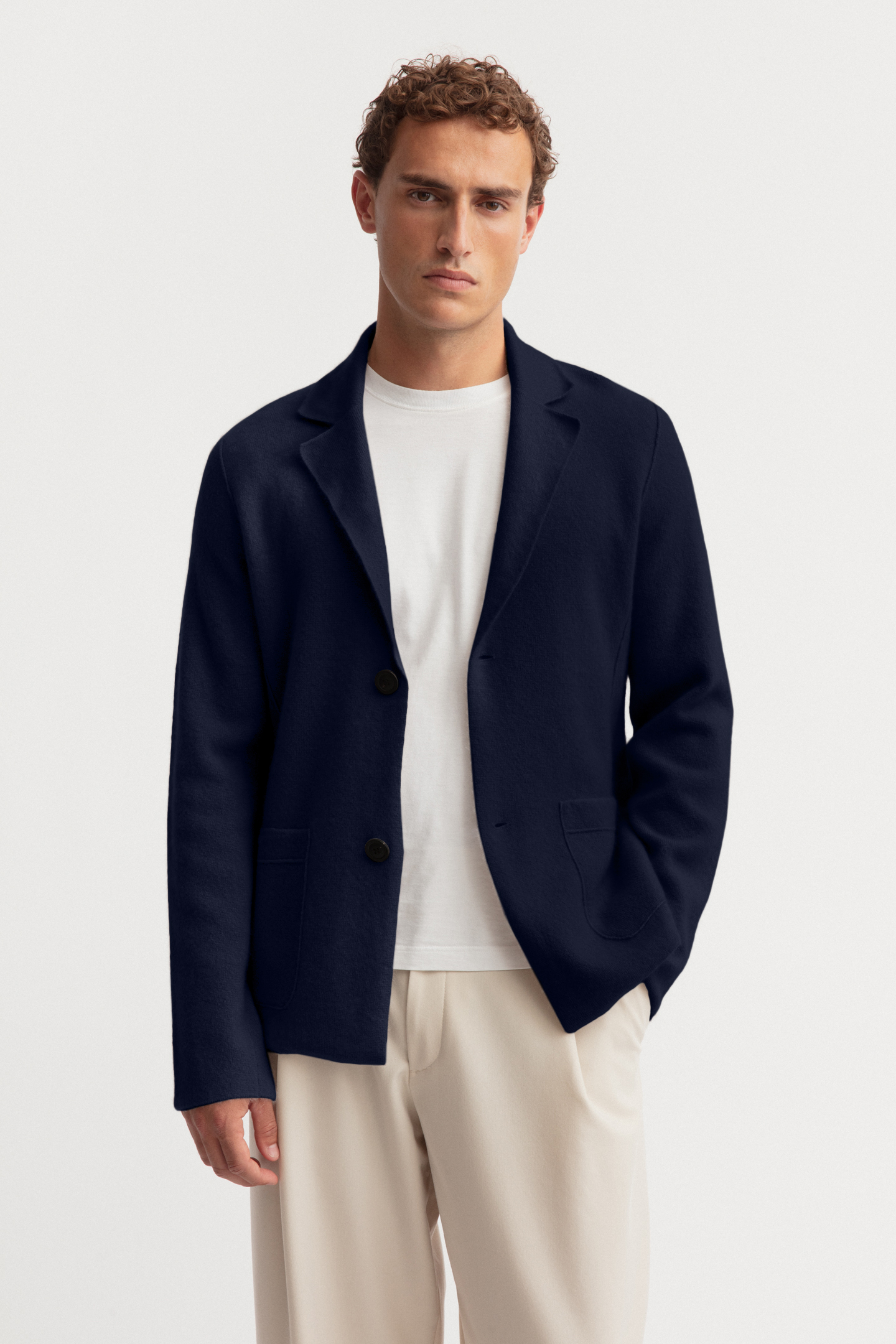 Cashmere-Silk Blazer