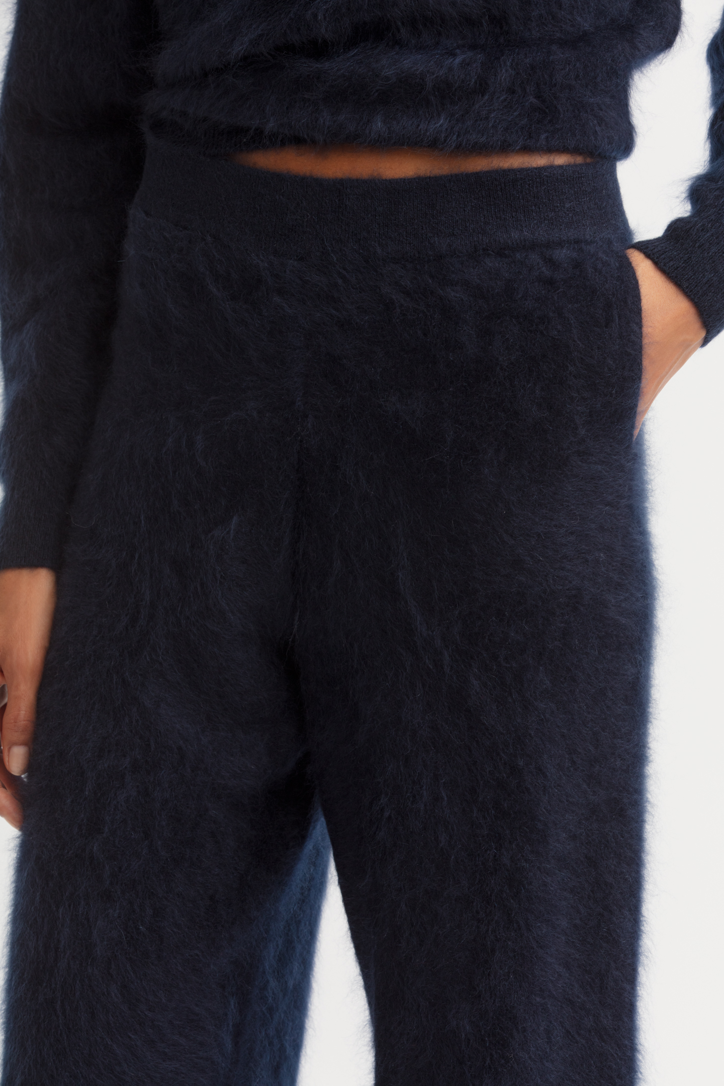 Brushed Cashmere Trousers