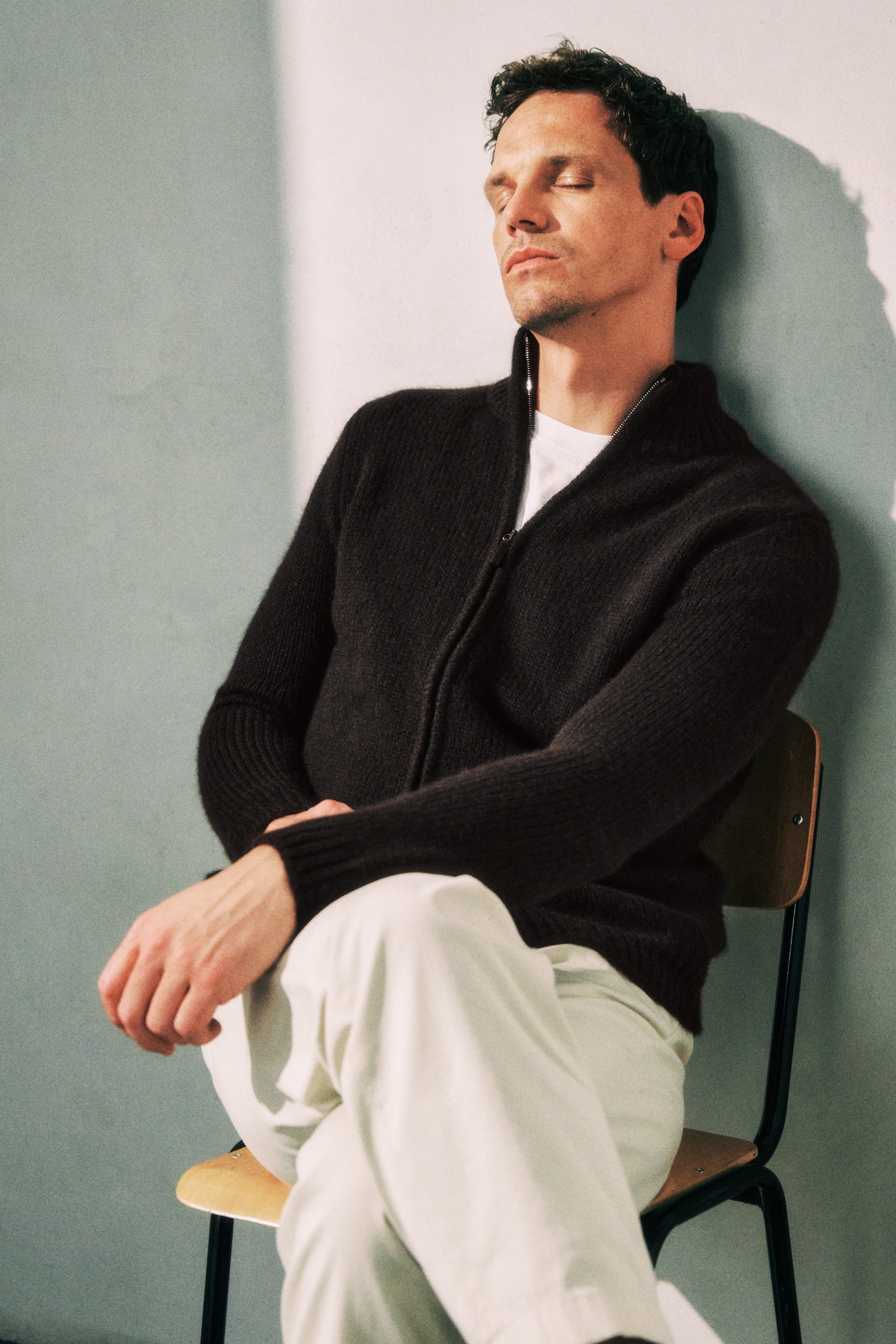 Cashmere-Silk Cardigan