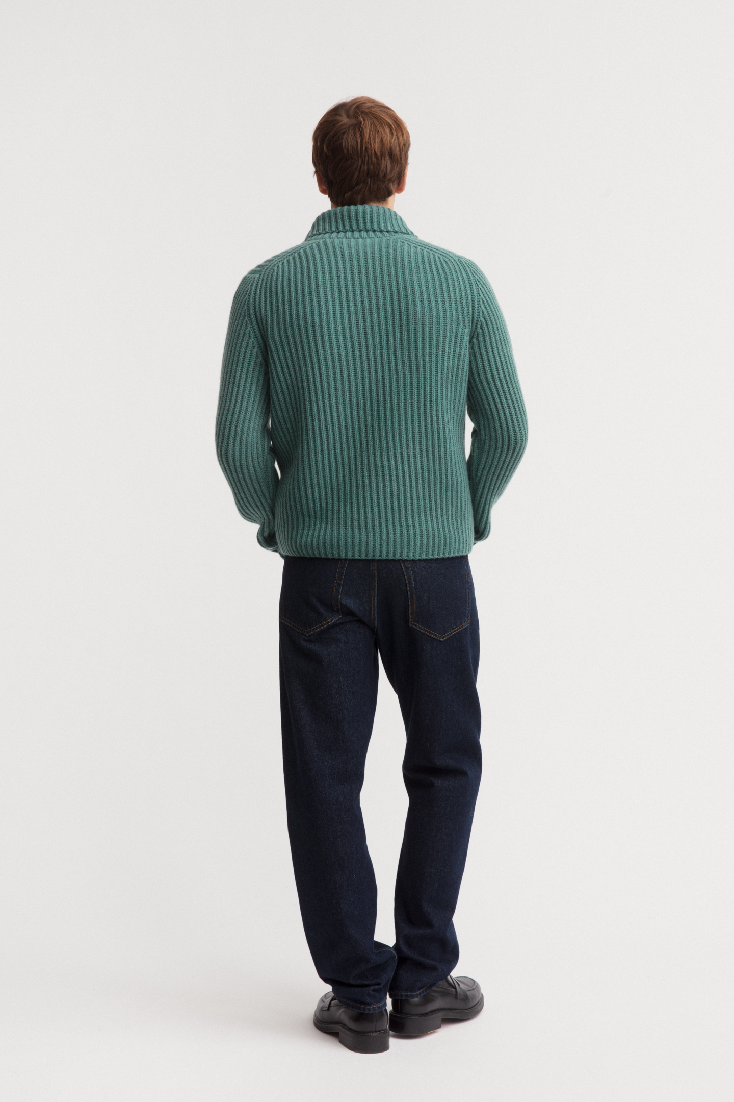 Stonewashed Cashmere Cardigan